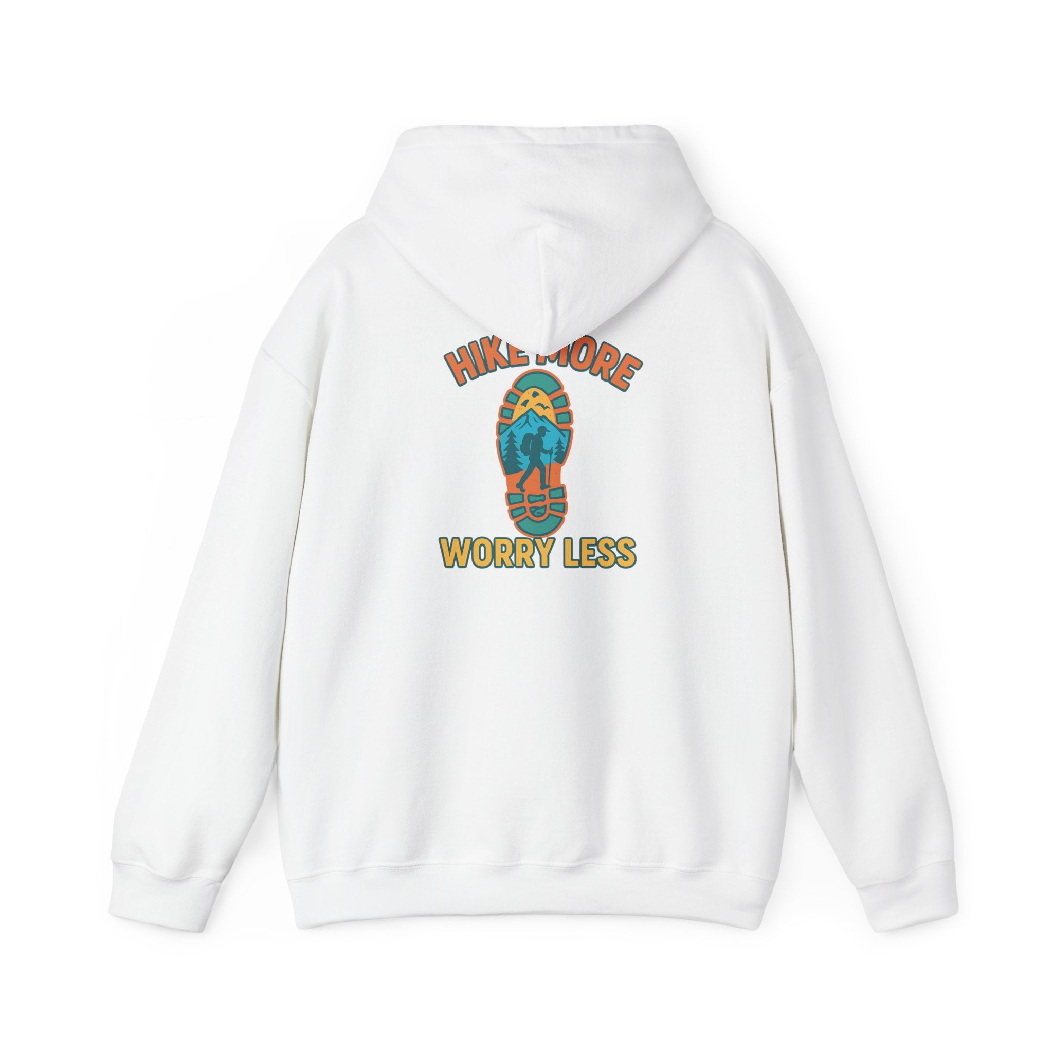 Hike More Worry Less Unisex Heavy Blend™ Hooded Sweatshirt