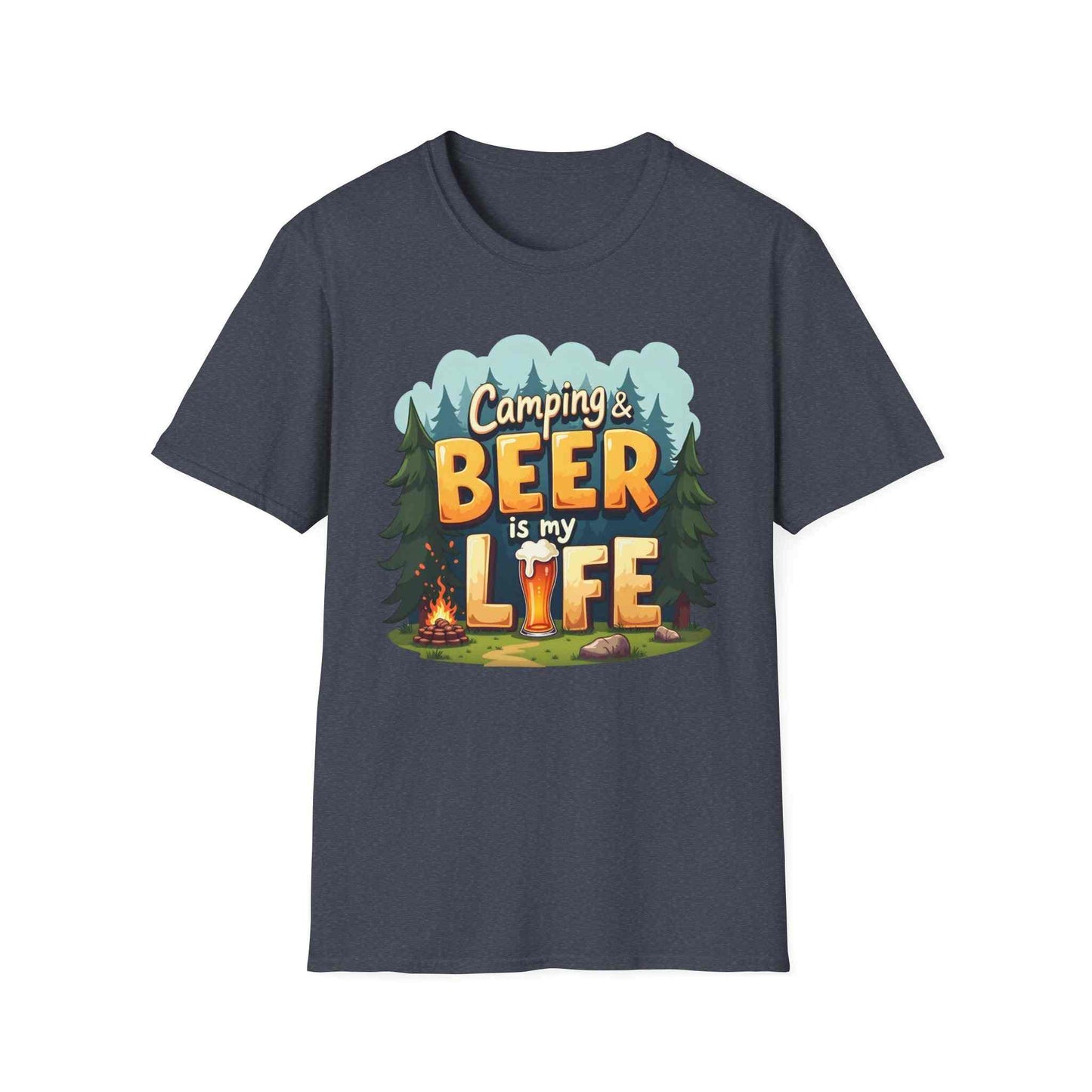 Camping & Beer Is My Life Unisex T-Shirt, Outdoor Adventure Tee, Summer Camping Gift, Beer Lover's Apparel, Funny Gift for Him/Her, [...]