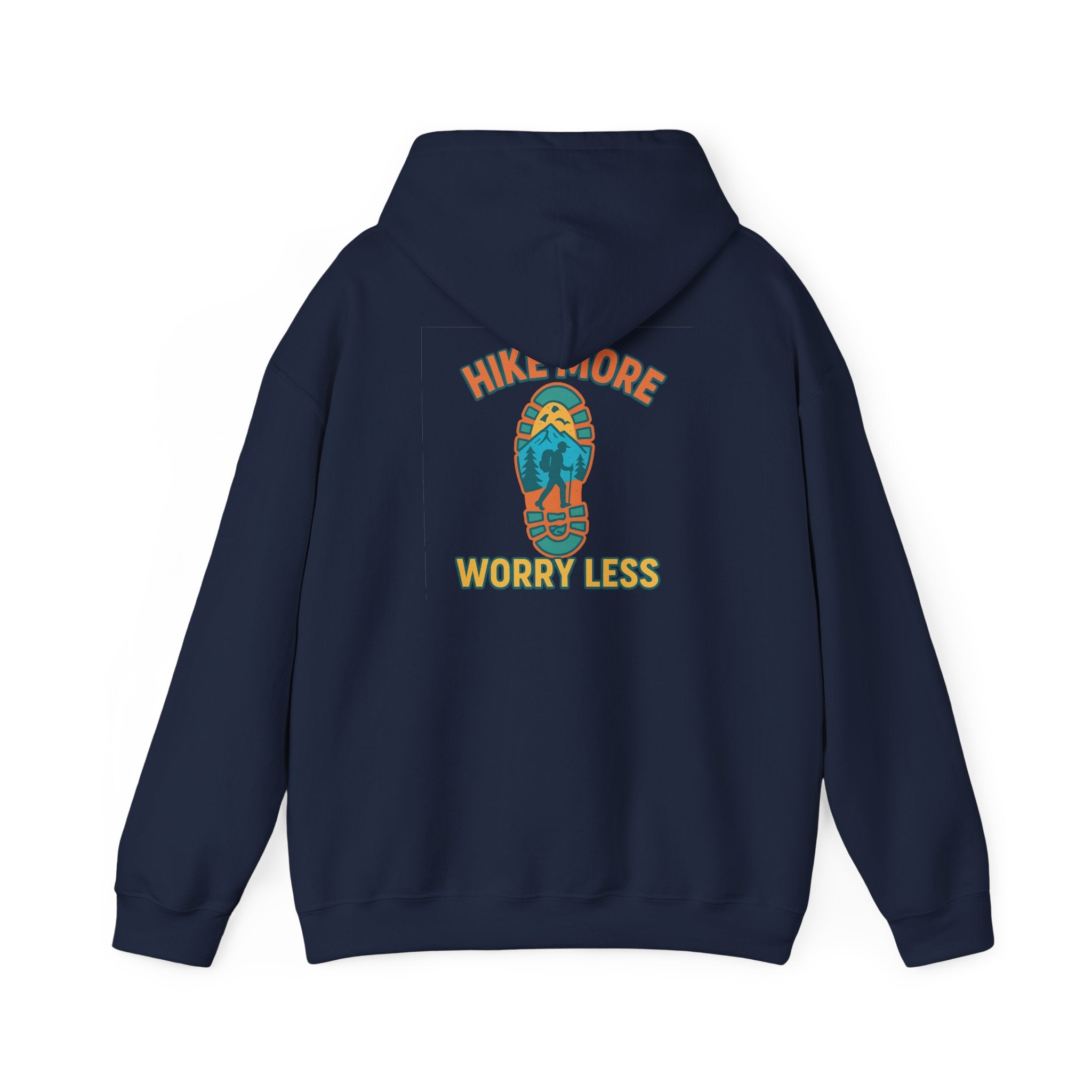 Hike More Worry Less Unisex Heavy Blend™ Hooded Sweatshirt