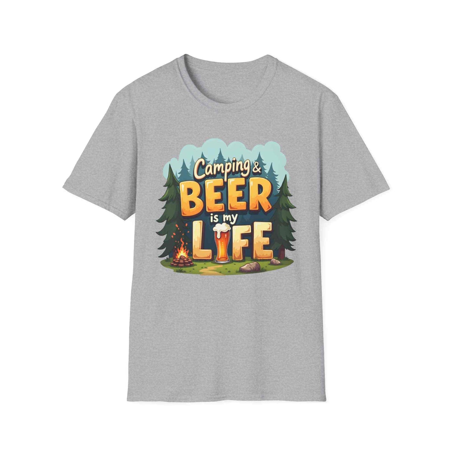 Camping & Beer Is My Life Unisex T-Shirt, Outdoor Adventure Tee, Summer Camping Gift, Beer Lover's Apparel, Funny Gift for Him/Her, [...]
