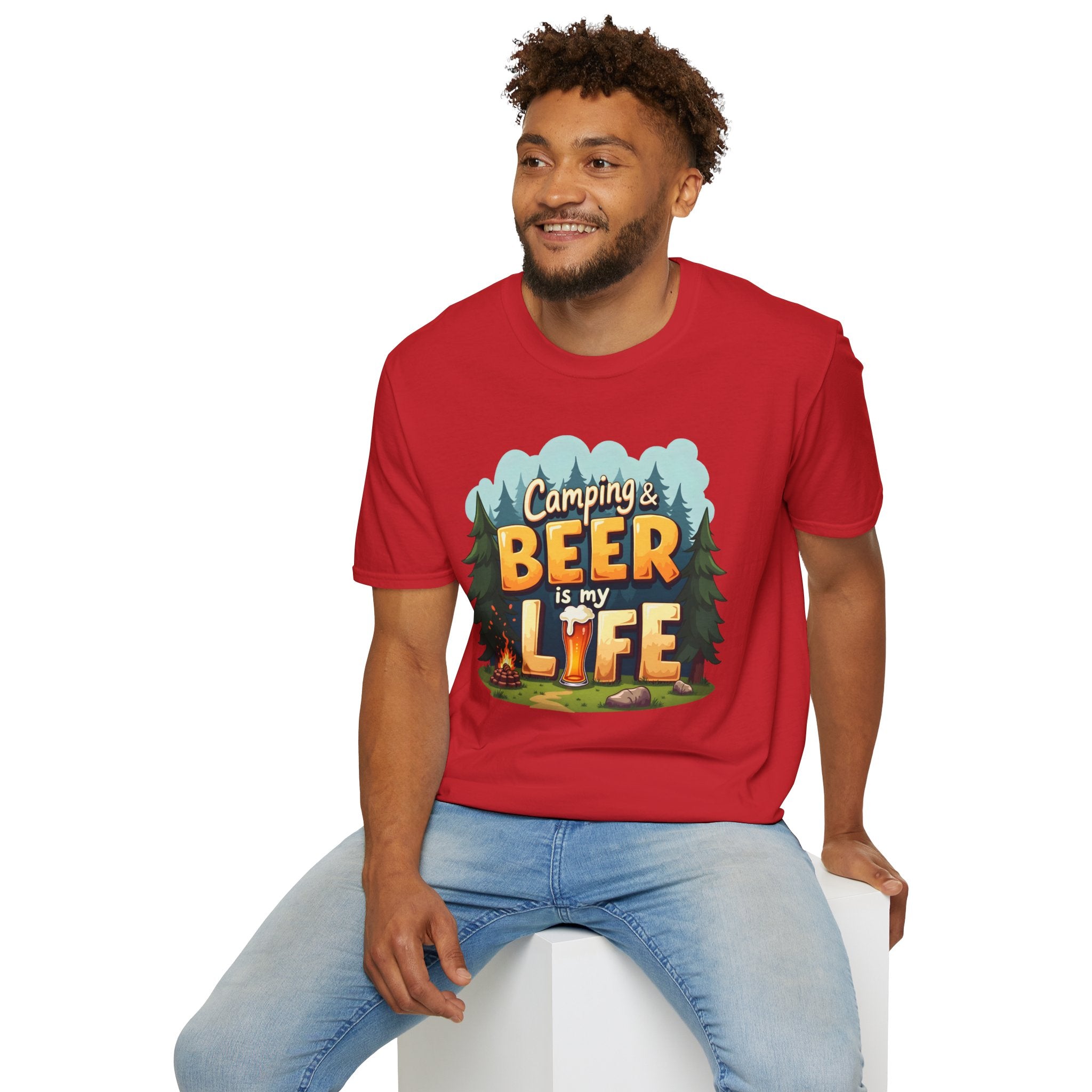 Camping & Beer Is My Life Unisex T-Shirt, Outdoor Adventure Tee, Summer Camping Gift, Beer Lover's Apparel, Funny Gift for Him/Her, [...]
