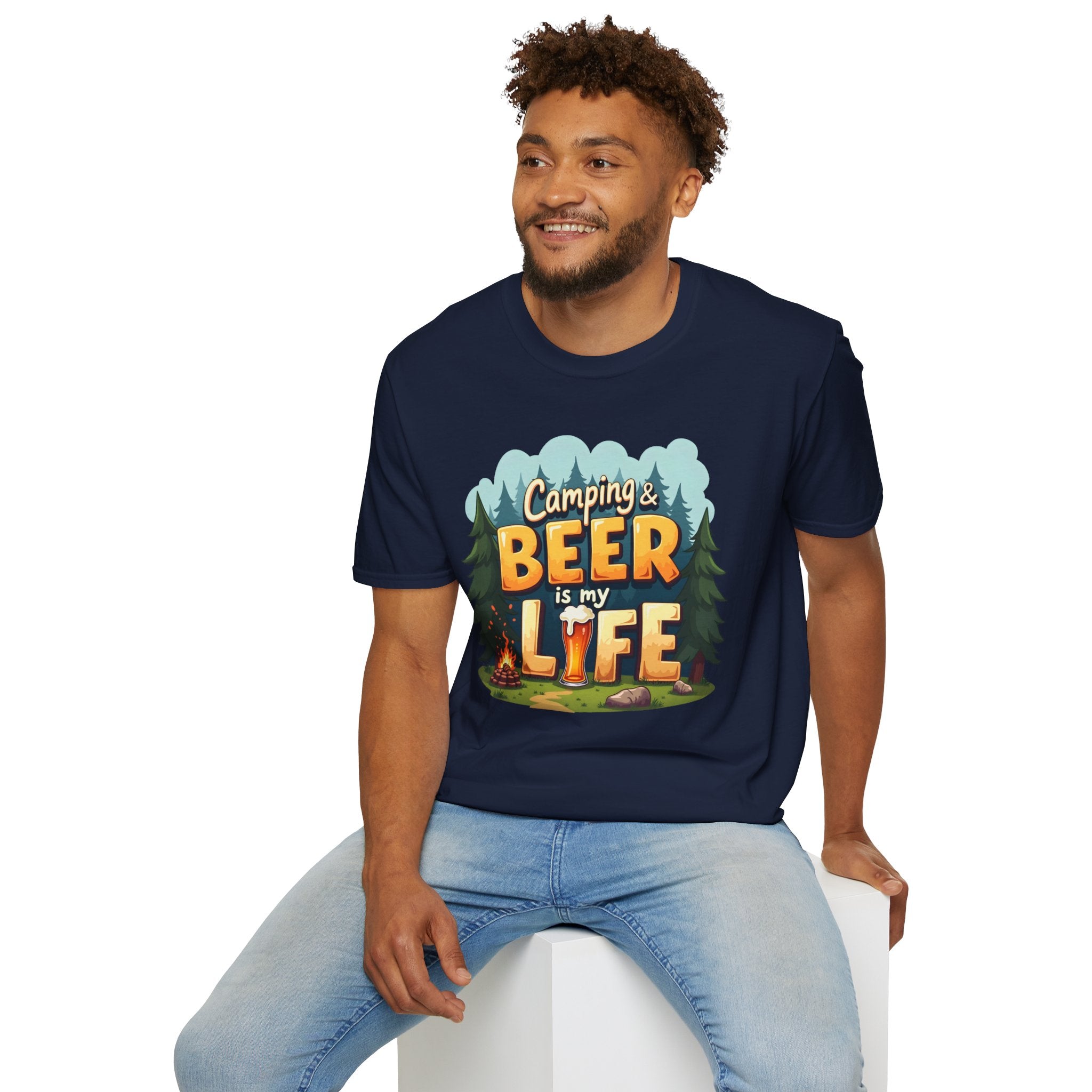Camping & Beer Is My Life Unisex T-Shirt, Outdoor Adventure Tee, Summer Camping Gift, Beer Lover's Apparel, Funny Gift for Him/Her, [...]