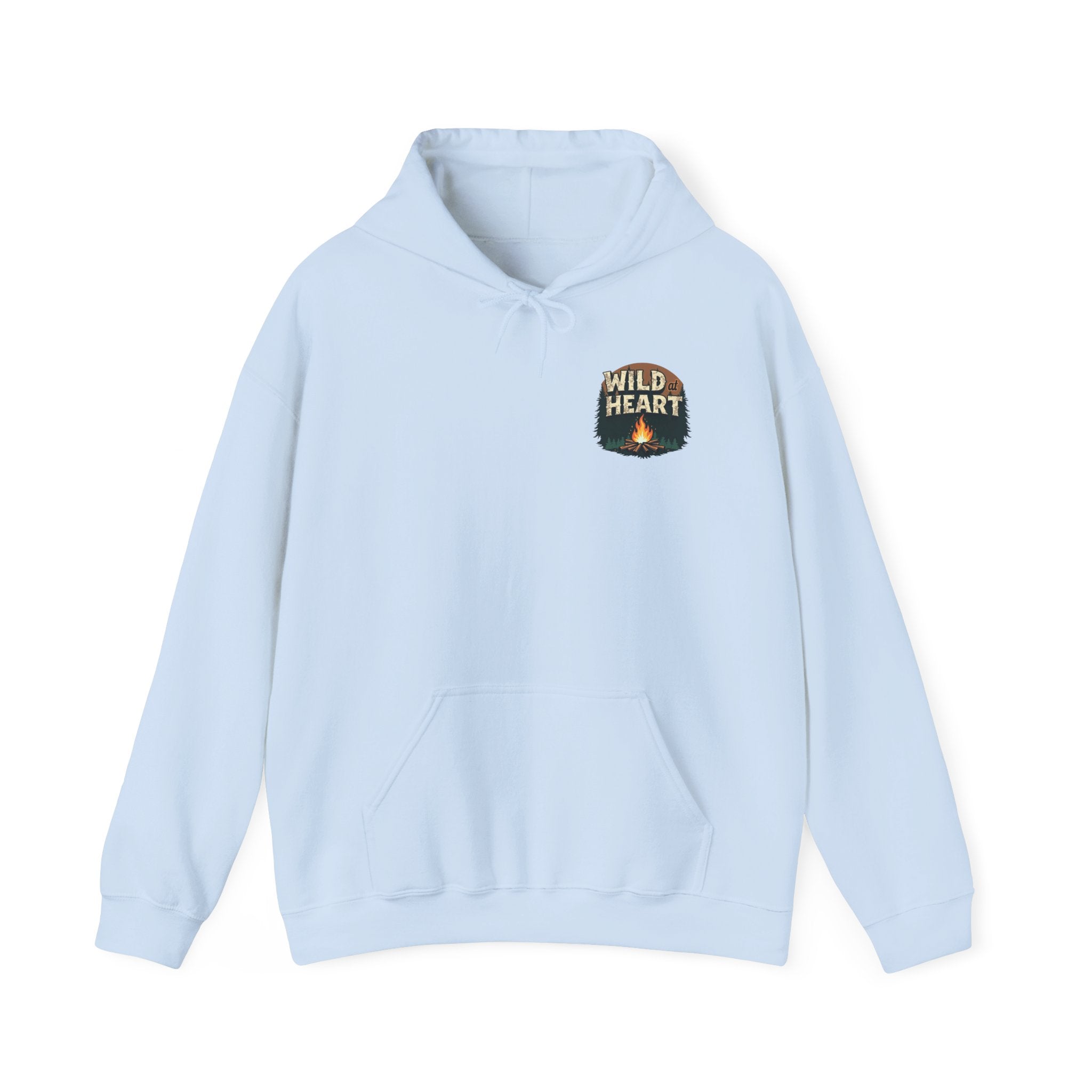 Wild Heart Unisex Hoodie, Cozy Camping Sweatshirt, Nature Lover Gift, Adventure Apparel, Bonfire Nights