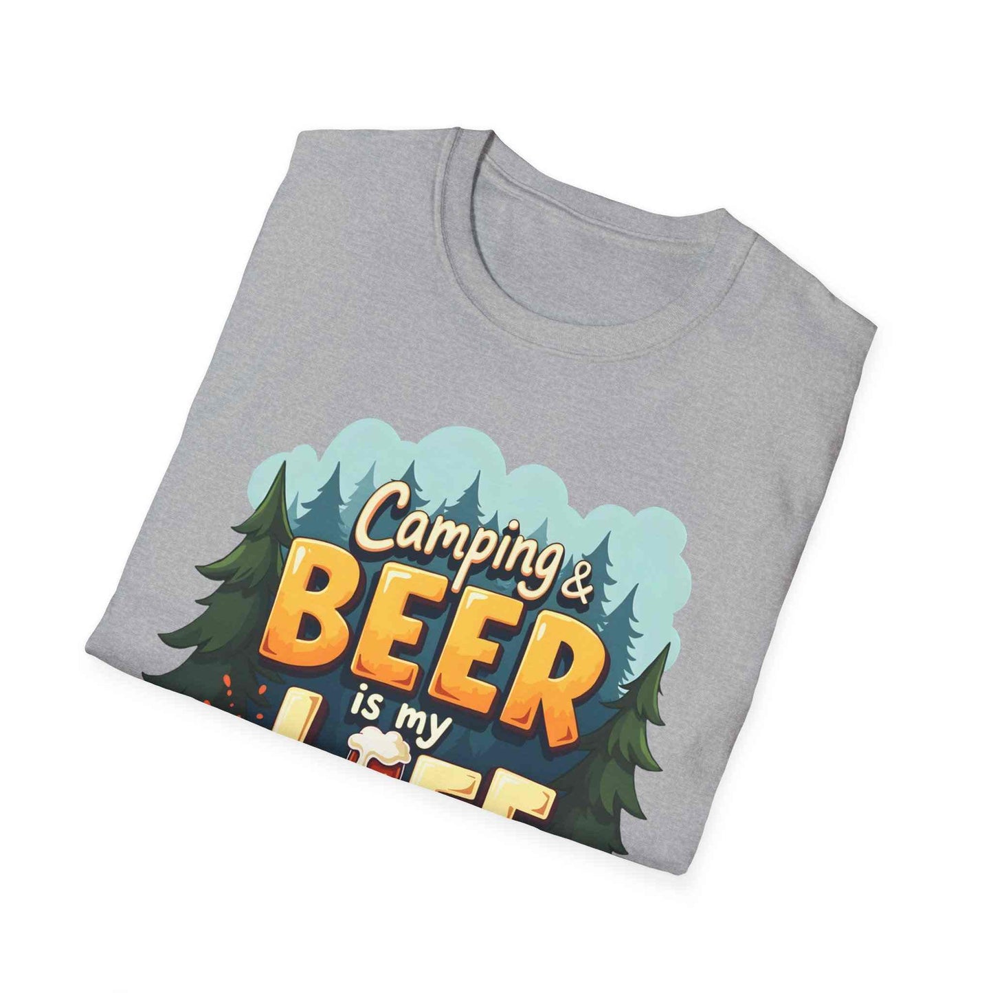 Camping & Beer Is My Life Unisex T-Shirt, Outdoor Adventure Tee, Summer Camping Gift, Beer Lover's Apparel, Funny Gift for Him/Her, [...]