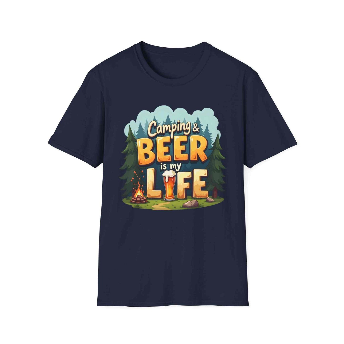 Camping & Beer Is My Life Unisex T-Shirt, Outdoor Adventure Tee, Summer Camping Gift, Beer Lover's Apparel, Funny Gift for Him/Her, [...]