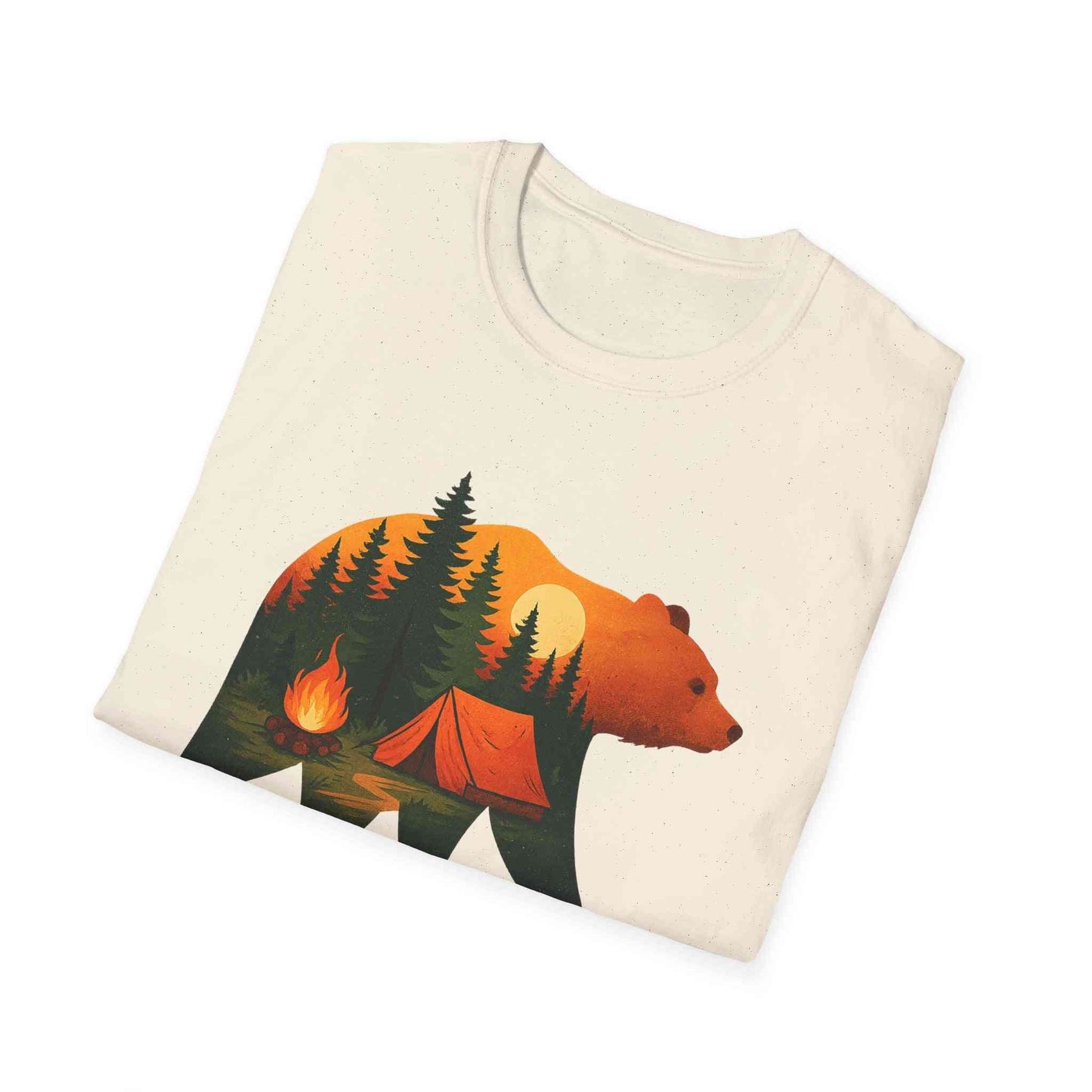 Nature-Inspired Bear Silhouette T-Shirt for Outdoor Lovers | Gift for Campers, Adventure Enthusiasts, Nature Walks, Hiking, [...]
