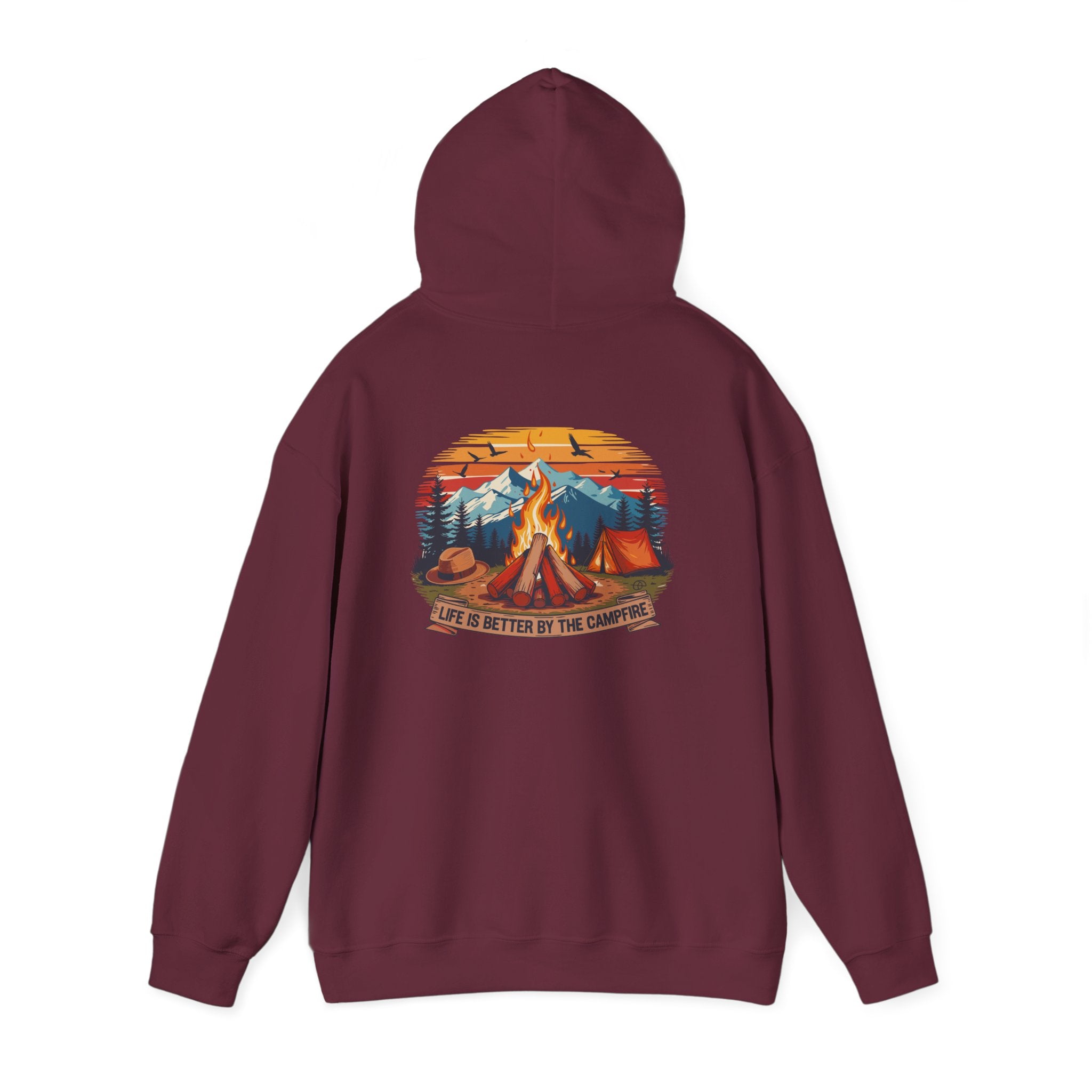 Cozy Camping Sweatshirt - Adventure Awaits Unisex Hoodie, Outdoor Apparel, Camping Gifts, Nature Lover's Clothing, Summer Vibes