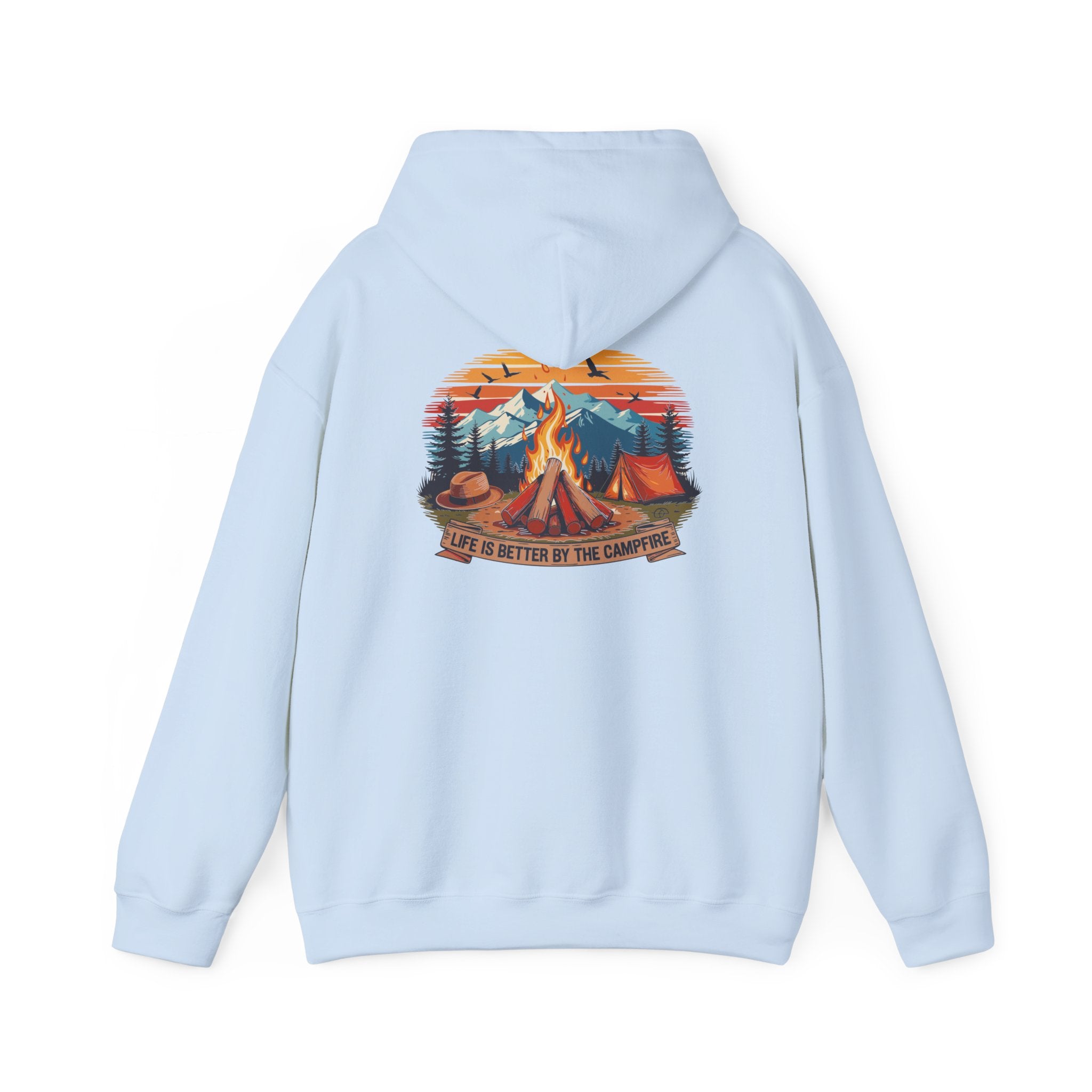 Cozy Camping Sweatshirt - Adventure Awaits Unisex Hoodie, Outdoor Apparel, Camping Gifts, Nature Lover's Clothing, Summer Vibes