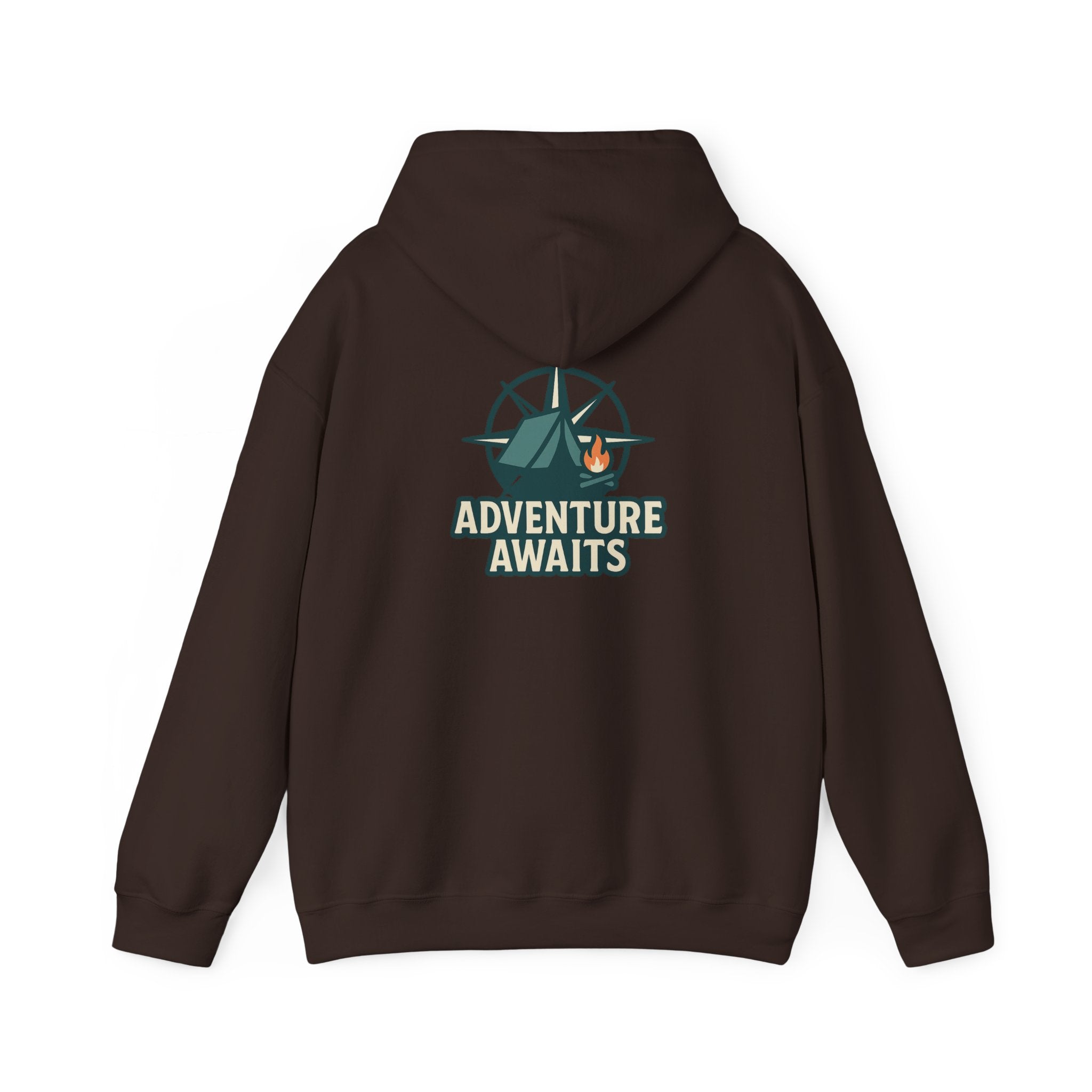 Adventure Awaits Unisex Hoodie - Cozy Outdoor Sweatshirt, Camping Apparel, Gift for Adventure Lovers, Travel Hoodie, Casual Wear