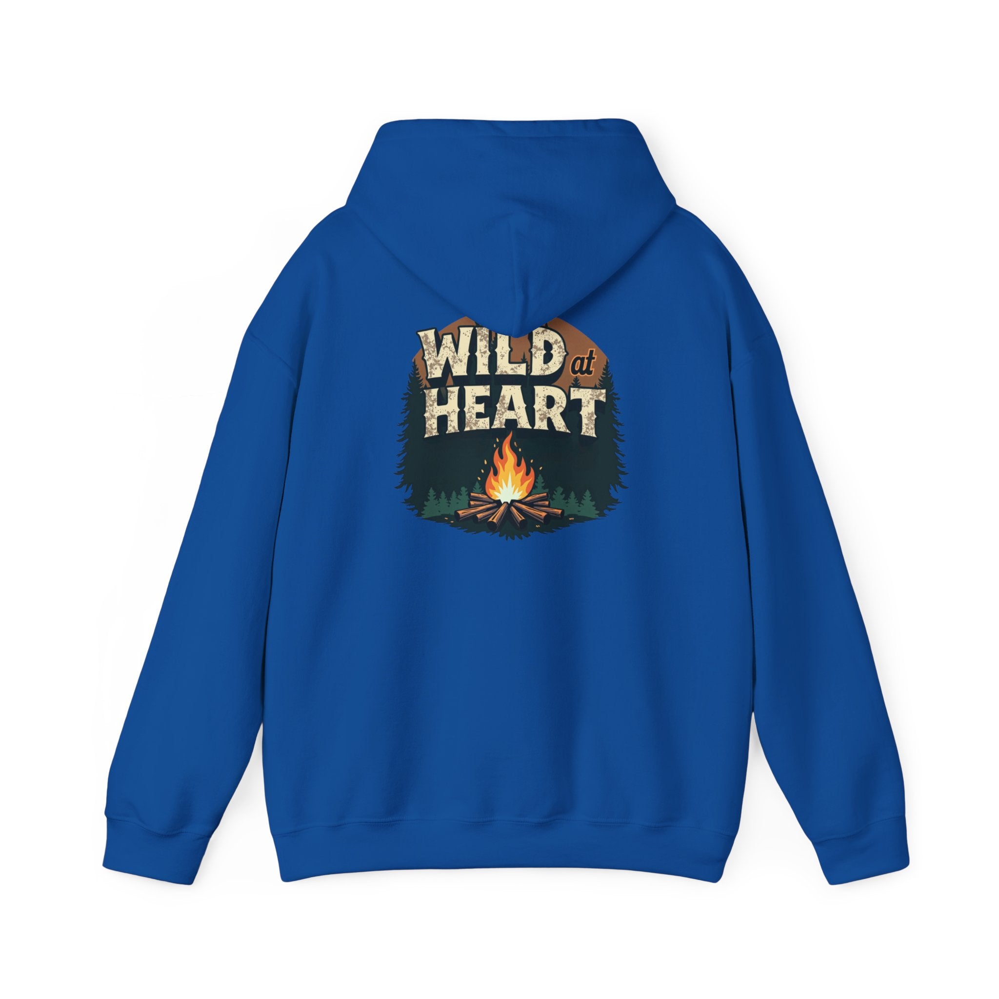 Wild Heart Unisex Hoodie, Cozy Camping Sweatshirt, Nature Lover Gift, Adventure Apparel, Bonfire Nights