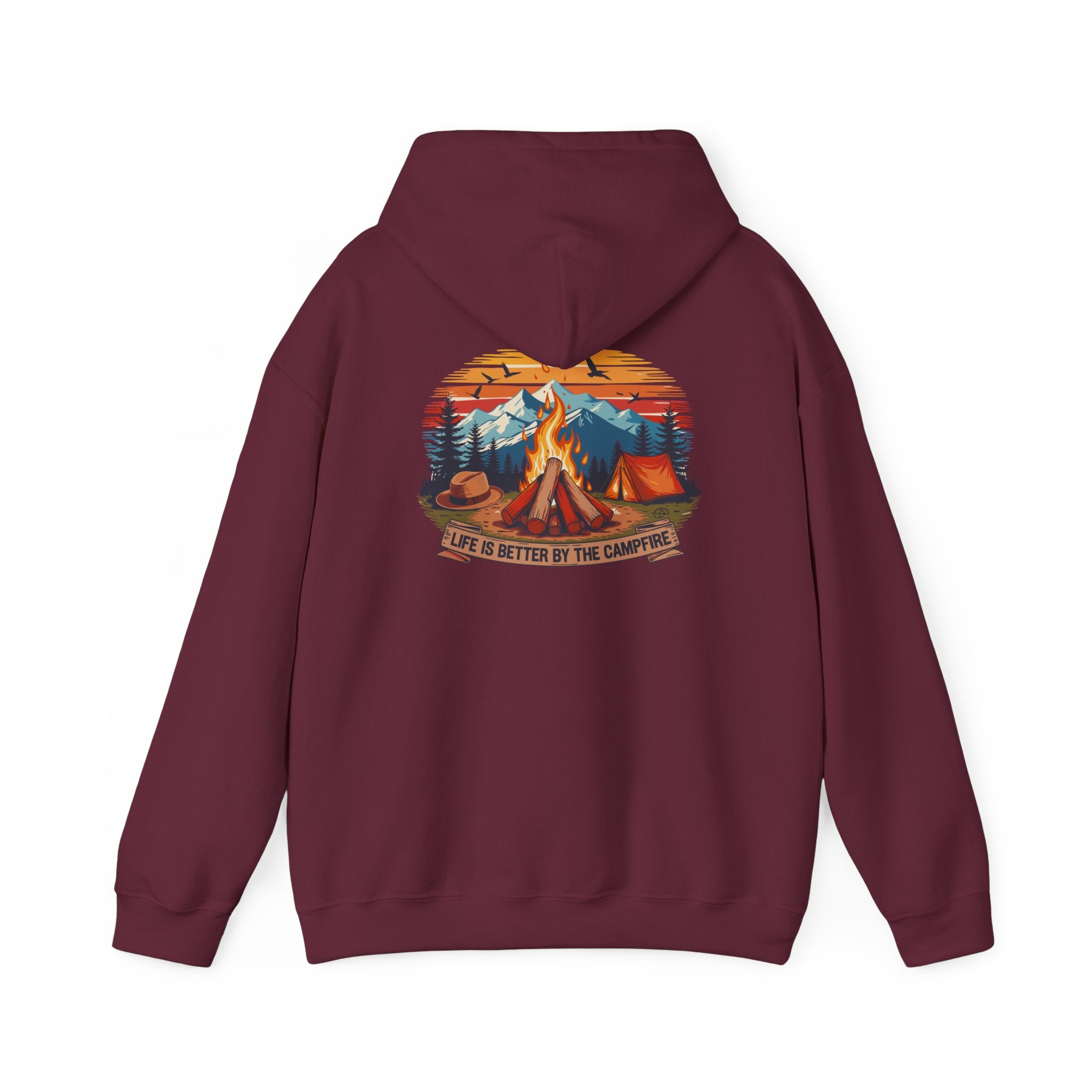 Cozy Camping Sweatshirt - Adventure Awaits Unisex Hoodie, Outdoor Apparel, Camping Gifts, Nature Lover's Clothing, Summer Vibes