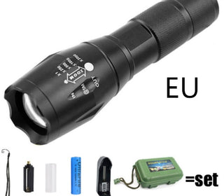 Strong Light Flashlight Special Forces Rechargeable Home Self-Defense Waterproof Riding...