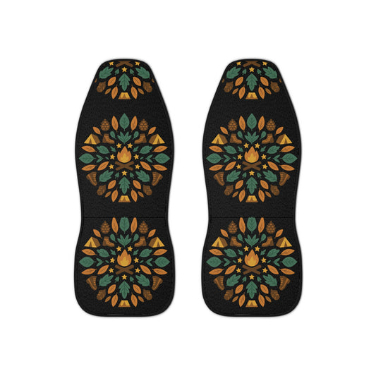 Bohemian Car Seat Covers - Floral Pattern, Car Accessories, Unique Gift, Home Decor, Auto Interior Decoration