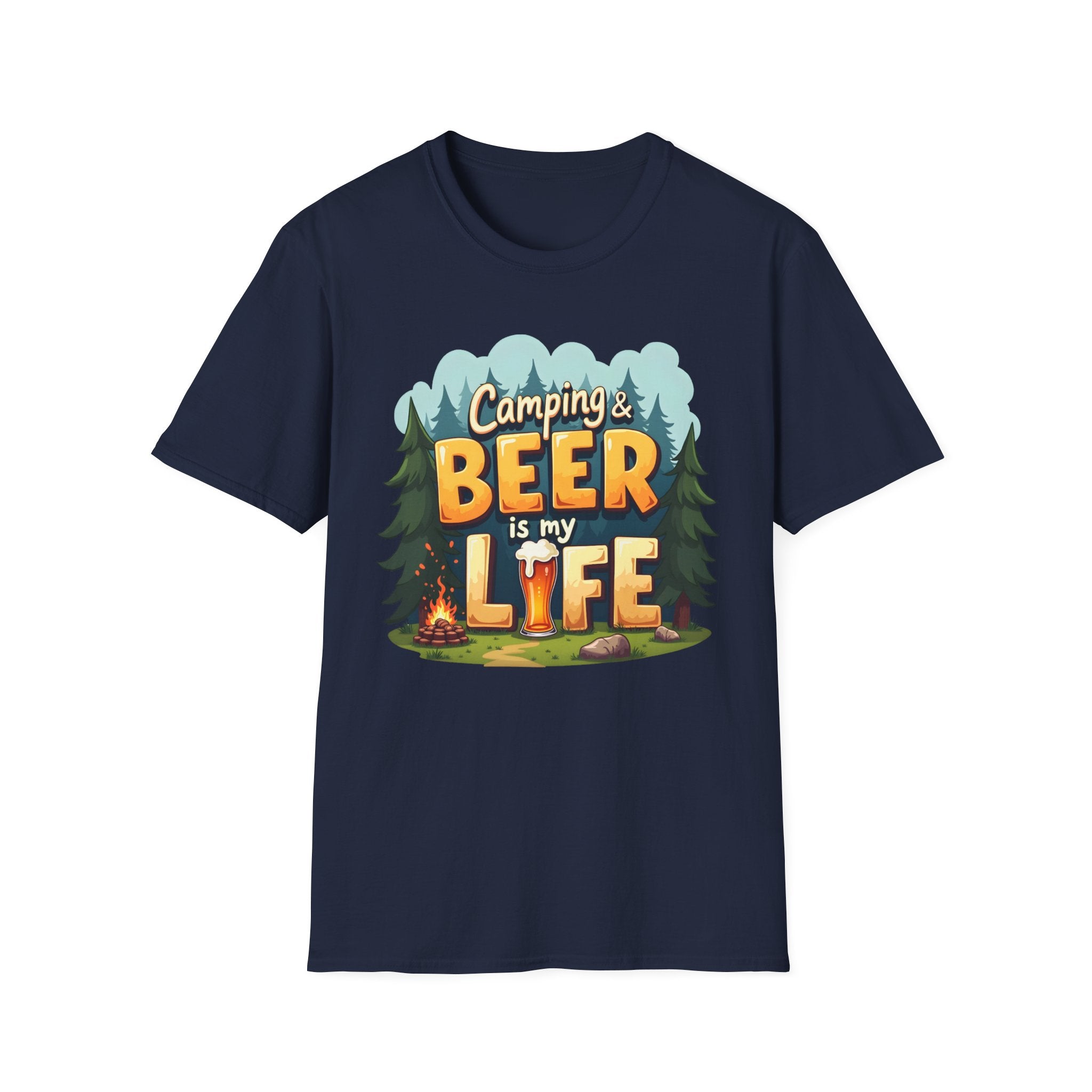 Camping & Beer Is My Life Unisex T-Shirt, Outdoor Adventure Tee, Summer Camping Gift, Beer Lover's Apparel, Funny Gift for Him/Her, [...]