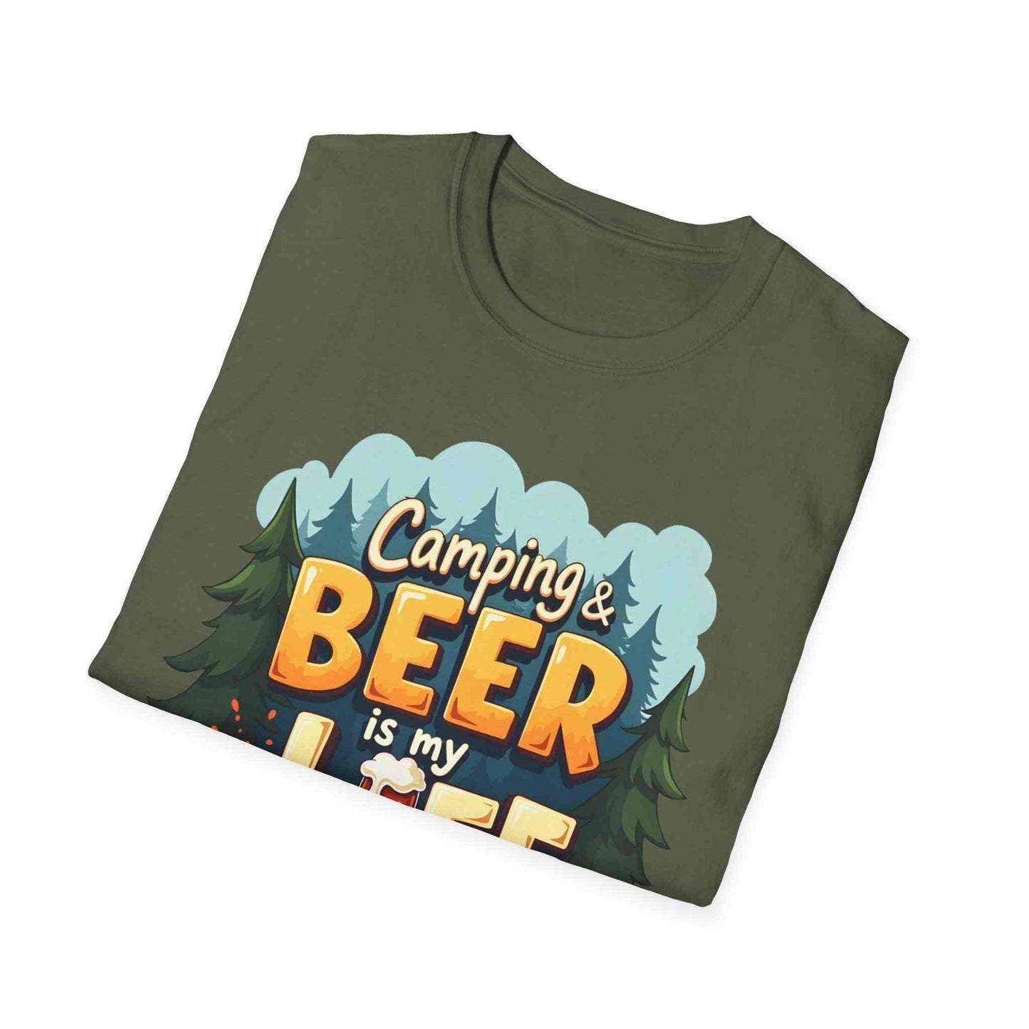 Camping & Beer Is My Life Unisex T-Shirt, Outdoor Adventure Tee, Summer Camping Gift, Beer Lover's Apparel, Funny Gift for Him/Her, [...]