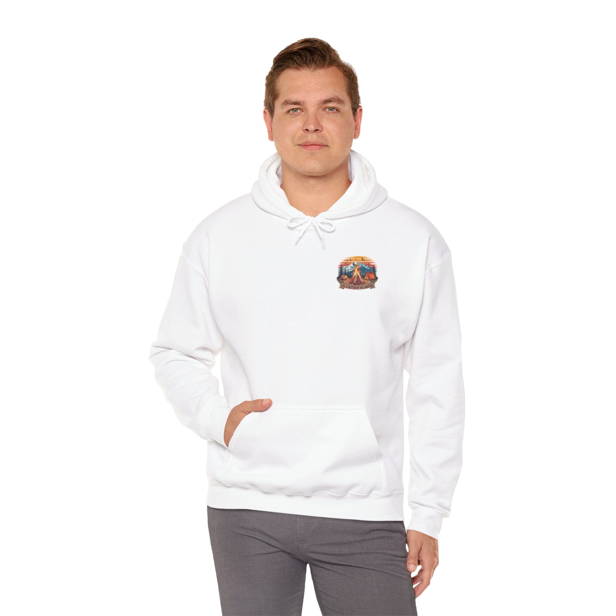 Cozy Camping Sweatshirt - Adventure Awaits Unisex Hoodie, Outdoor Apparel, Camping Gifts, Nature Lover's Clothing, Summer Vibes