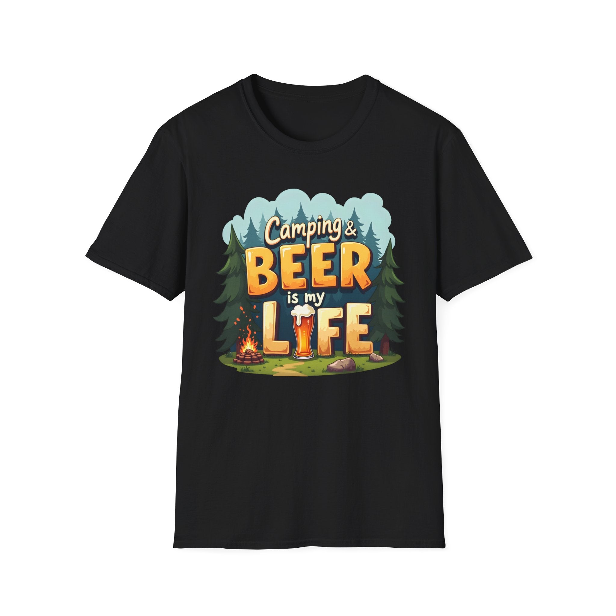Camping & Beer Is My Life Unisex T-Shirt, Outdoor Adventure Tee, Summer Camping Gift, Beer Lover's Apparel, Funny Gift for Him/Her, [...]