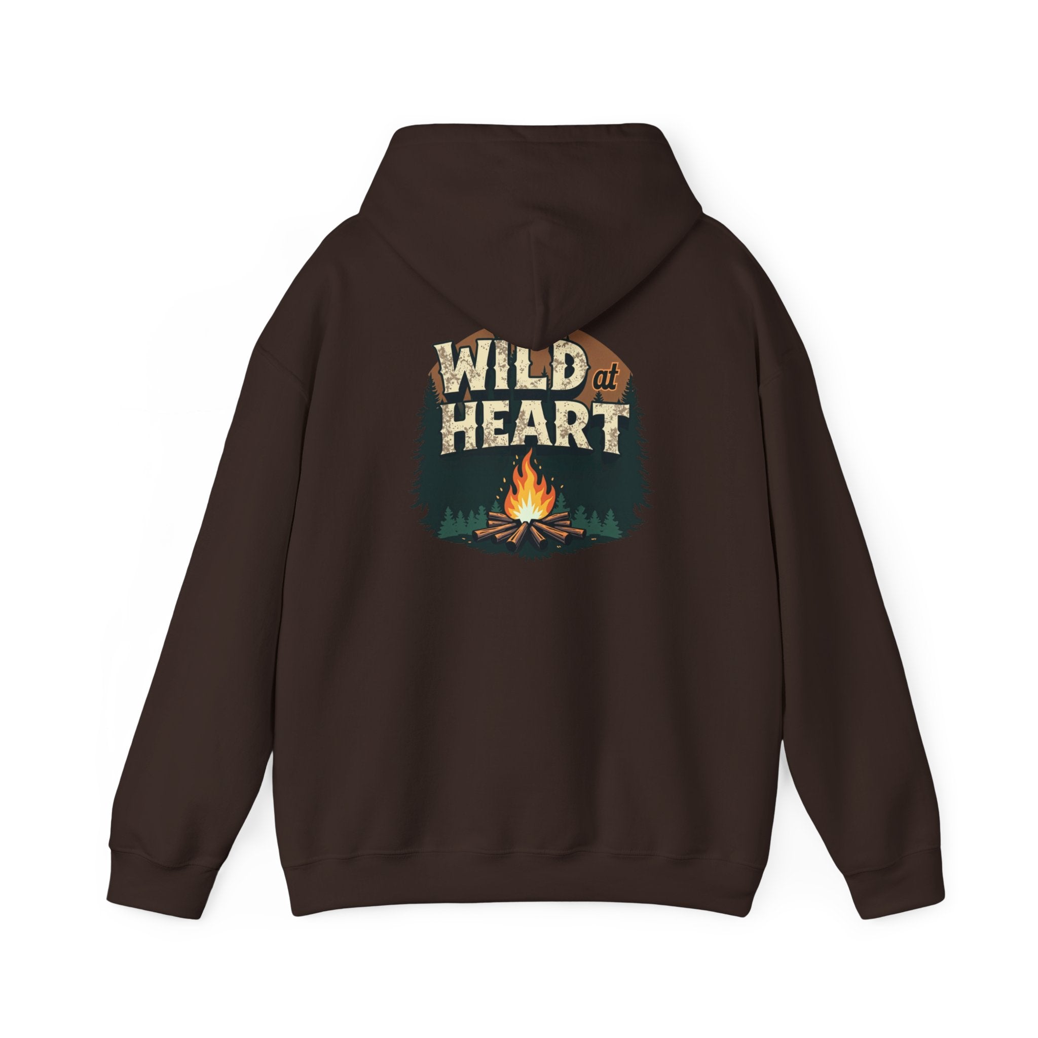 Wild Heart Unisex Hoodie, Cozy Camping Sweatshirt, Nature Lover Gift, Adventure Apparel, Bonfire Nights