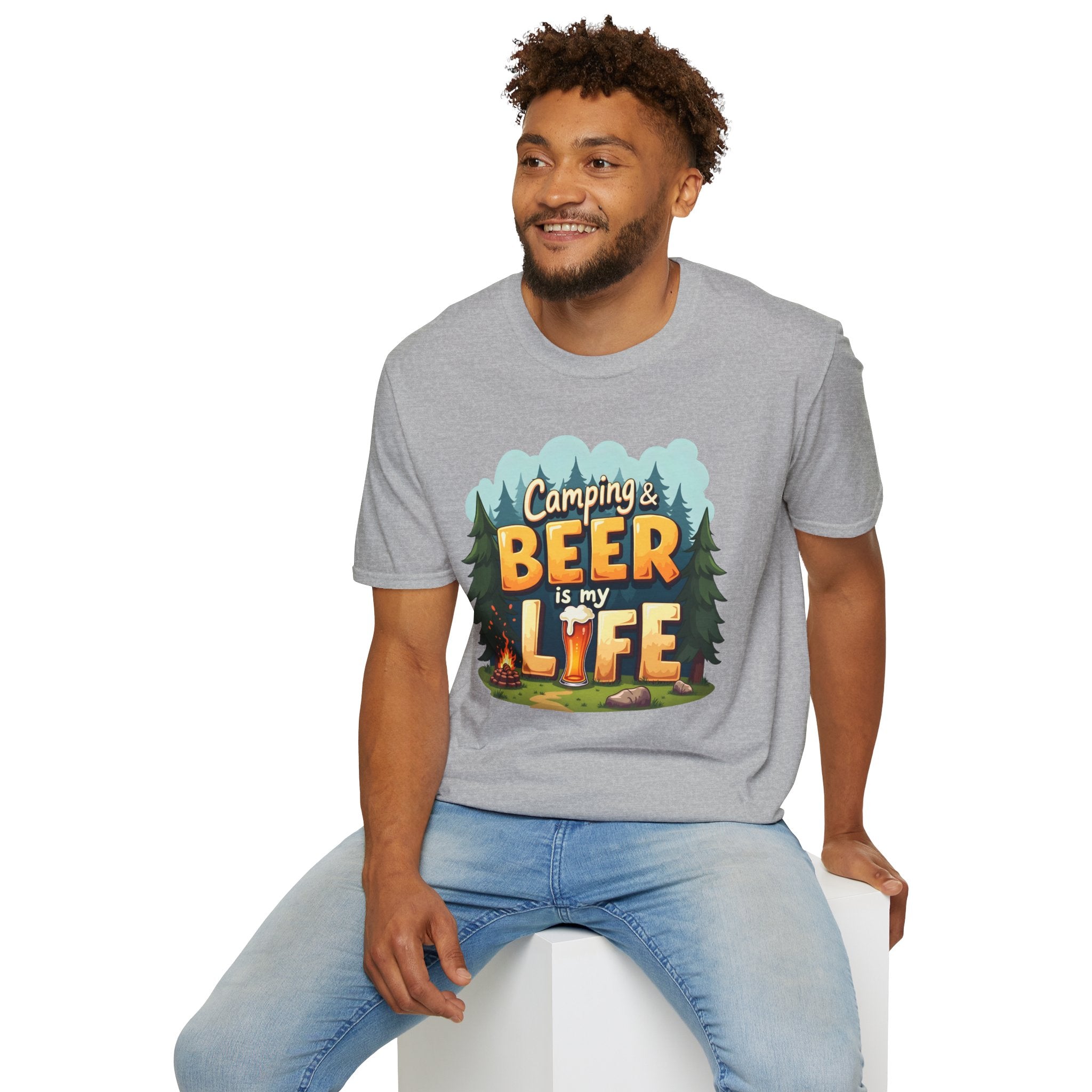 Camping & Beer Is My Life Unisex T-Shirt, Outdoor Adventure Tee, Summer Camping Gift, Beer Lover's Apparel, Funny Gift for Him/Her, [...]