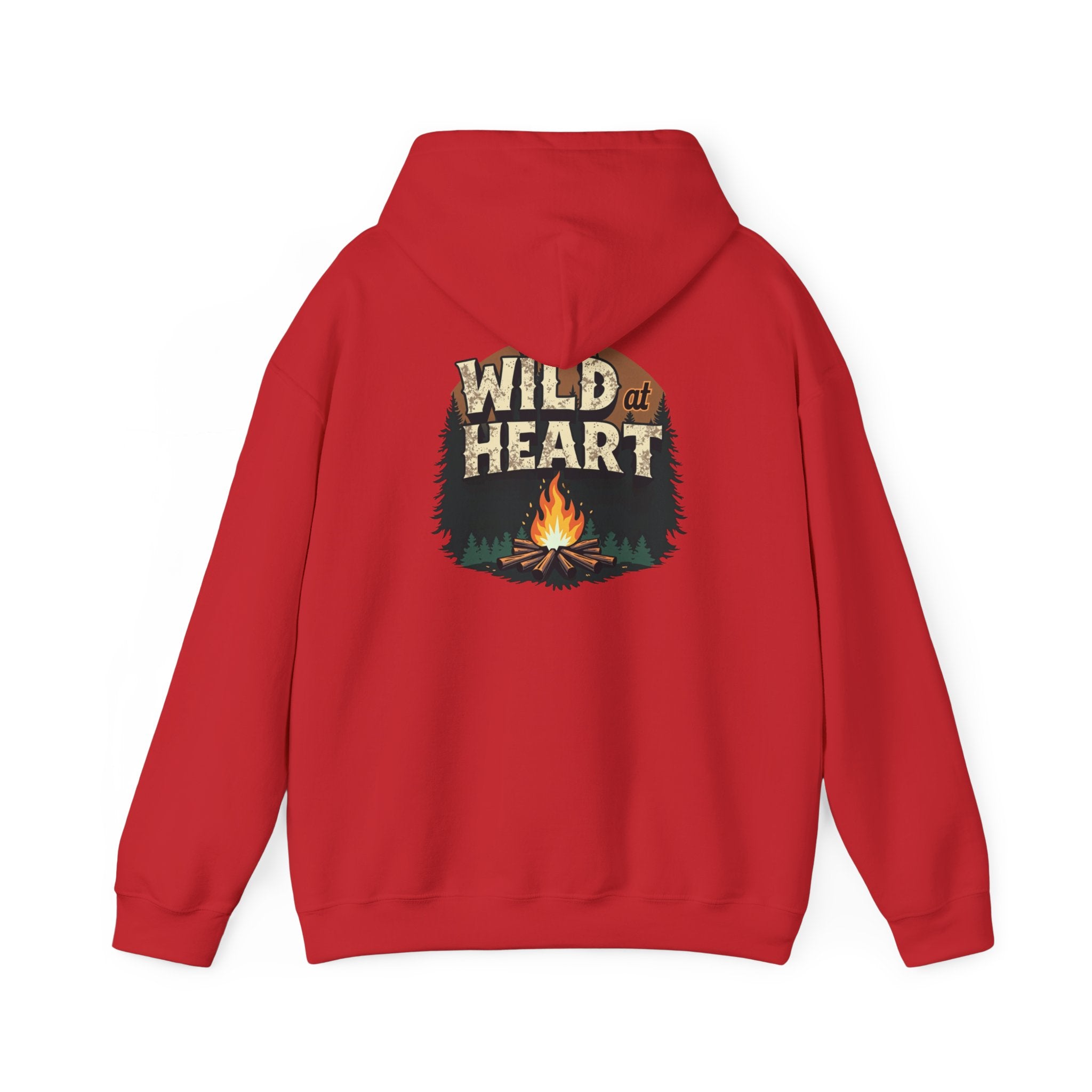 Wild Heart Unisex Hoodie, Cozy Camping Sweatshirt, Nature Lover Gift, Adventure Apparel, Bonfire Nights