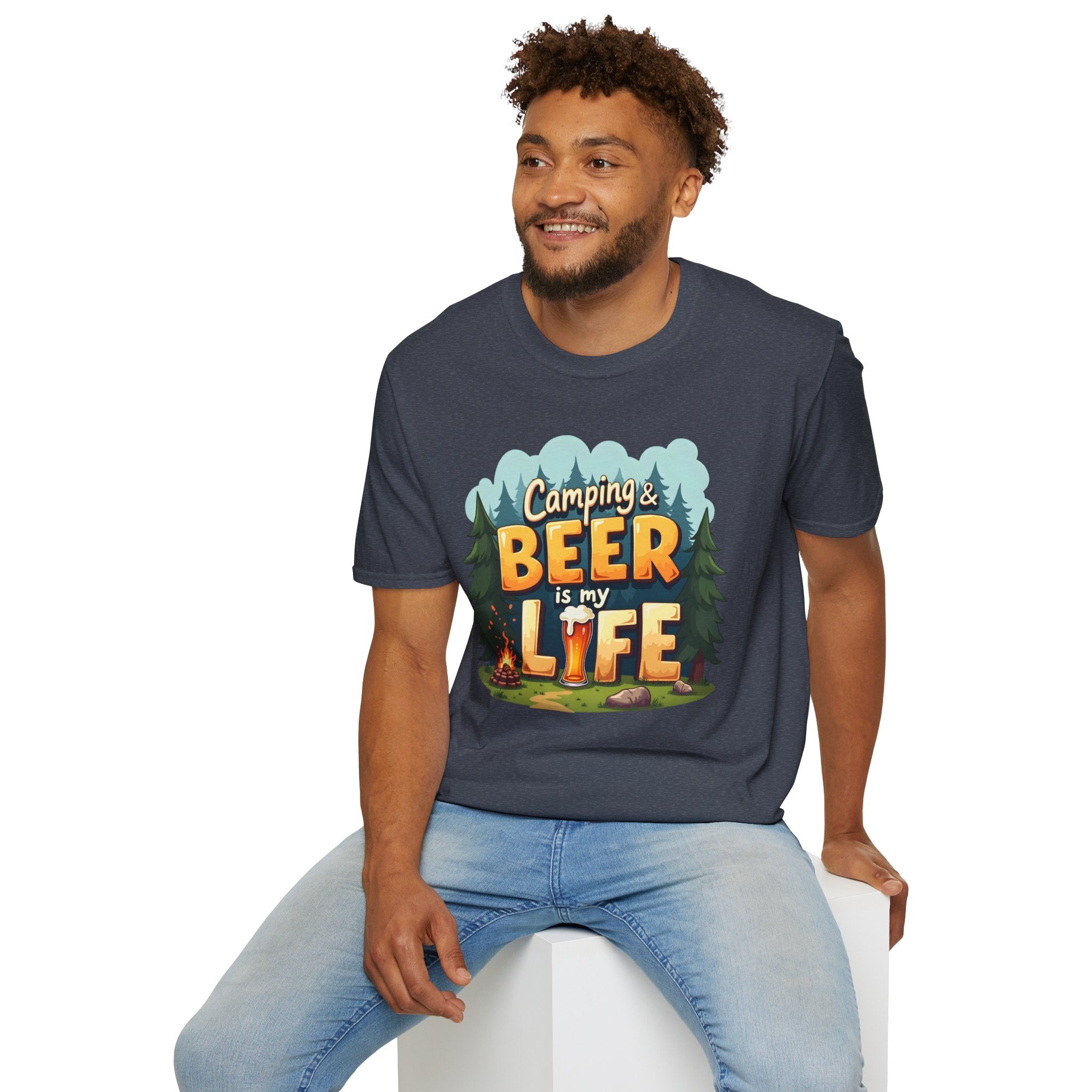 Camping & Beer Is My Life Unisex T-Shirt, Outdoor Adventure Tee, Summer Camping Gift, Beer Lover's Apparel, Funny Gift for Him/Her, [...]
