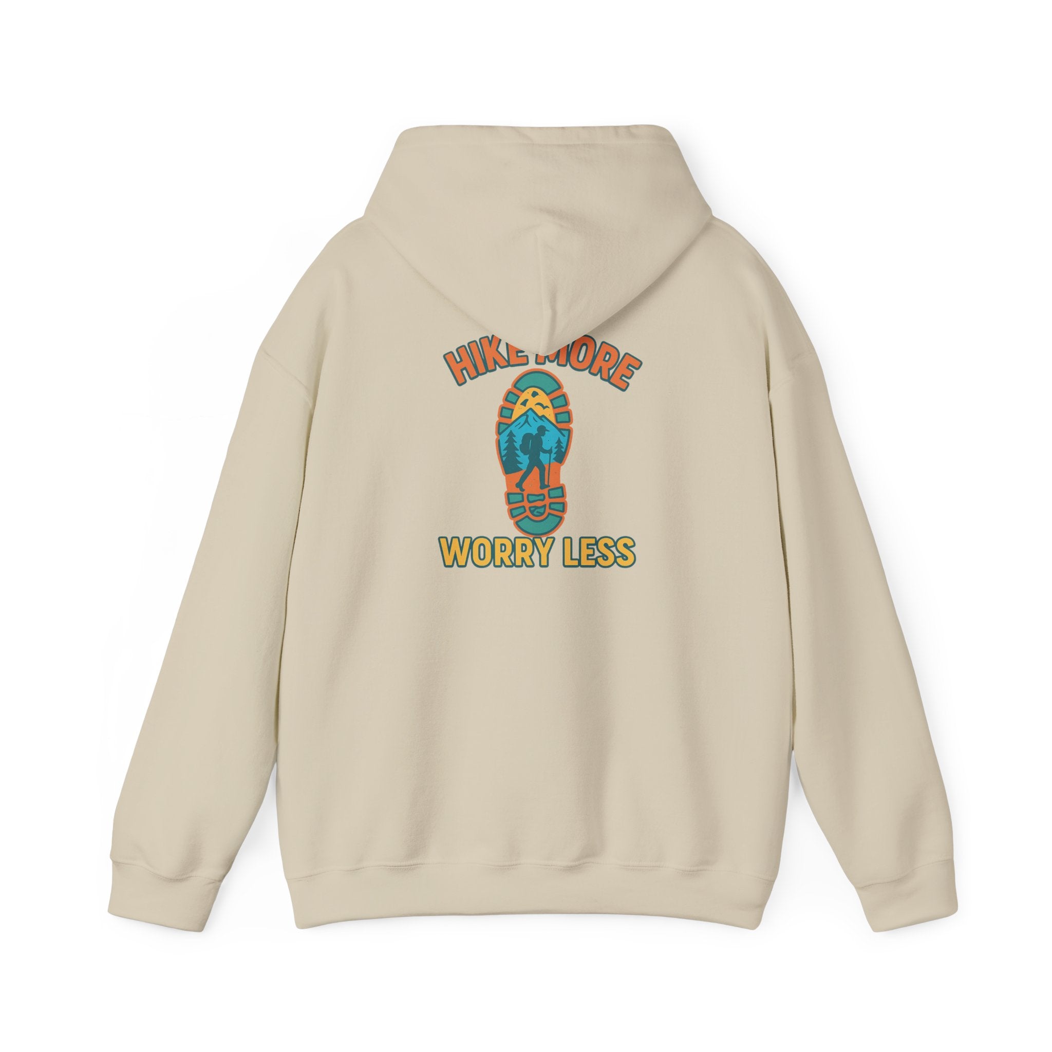 Hike More Worry Less Unisex Heavy Blend™ Hooded Sweatshirt
