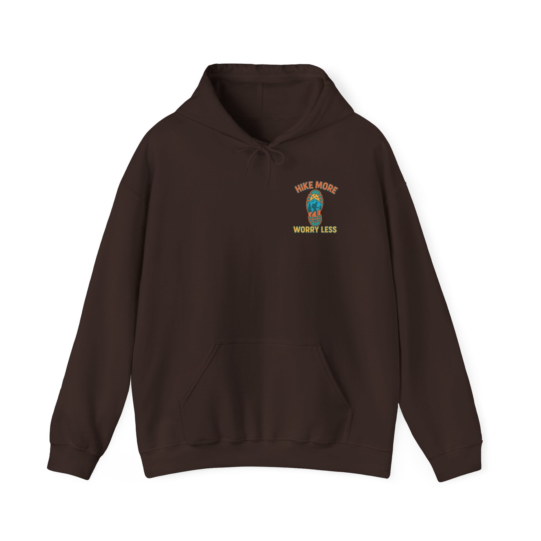 Hike More Worry Less Unisex Heavy Blend™ Hooded Sweatshirt