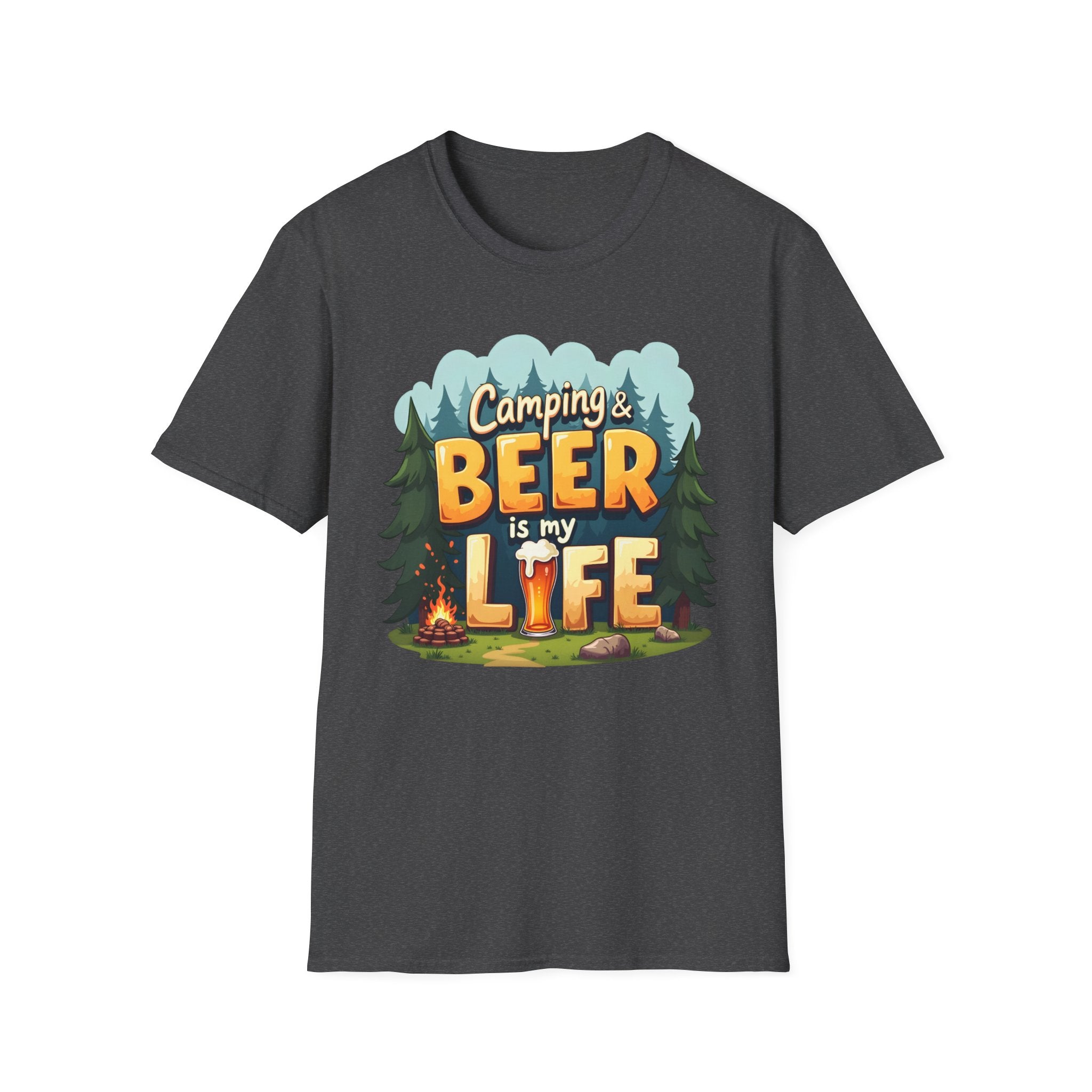 Camping & Beer Is My Life Unisex T-Shirt, Outdoor Adventure Tee, Summer Camping Gift, Beer Lover's Apparel, Funny Gift for Him/Her, [...]