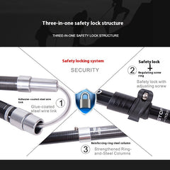 Outdoor Alpenstock Ultralight Retractable Folding Hiking