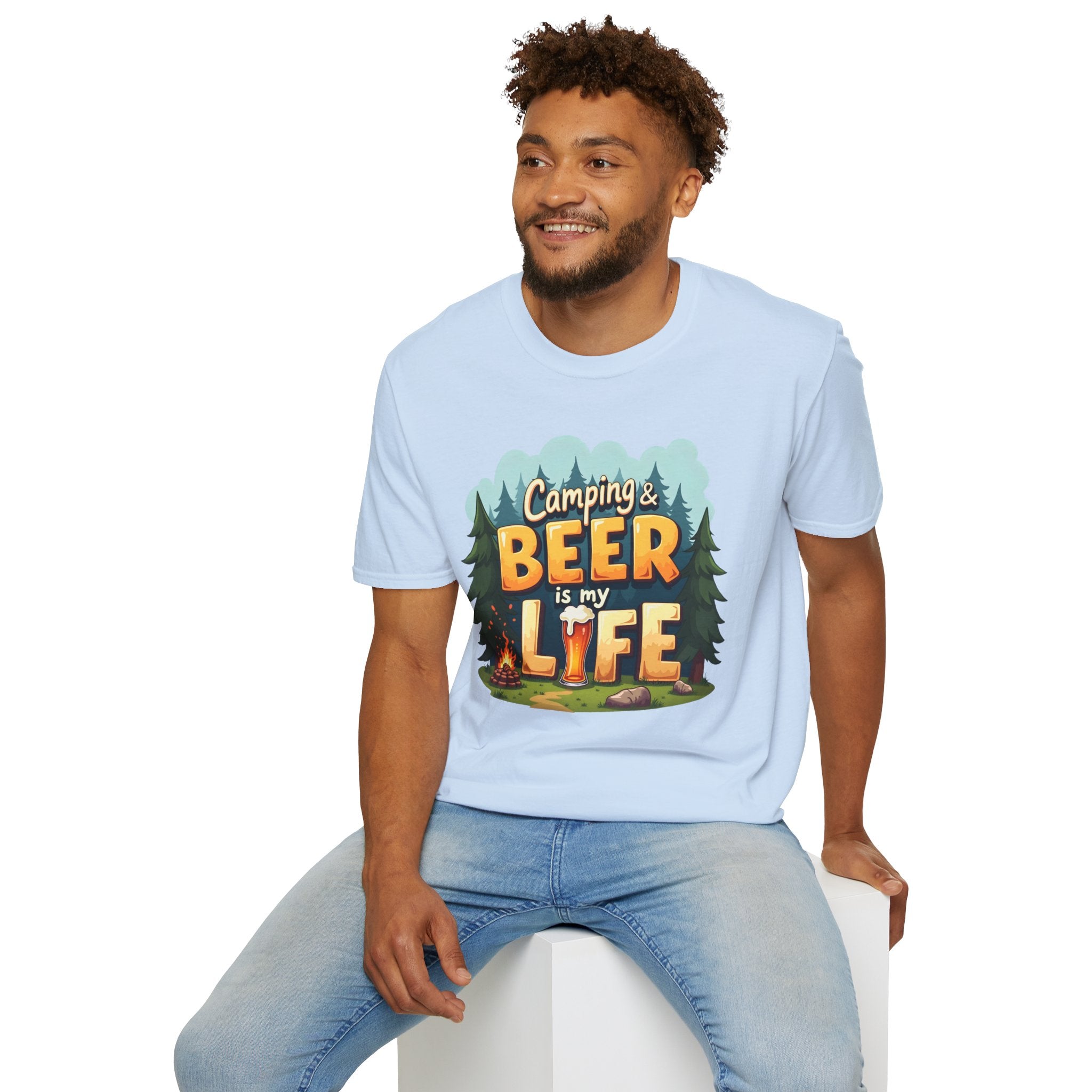 Camping & Beer Is My Life Unisex T-Shirt, Outdoor Adventure Tee, Summer Camping Gift, Beer Lover's Apparel, Funny Gift for Him/Her, [...]