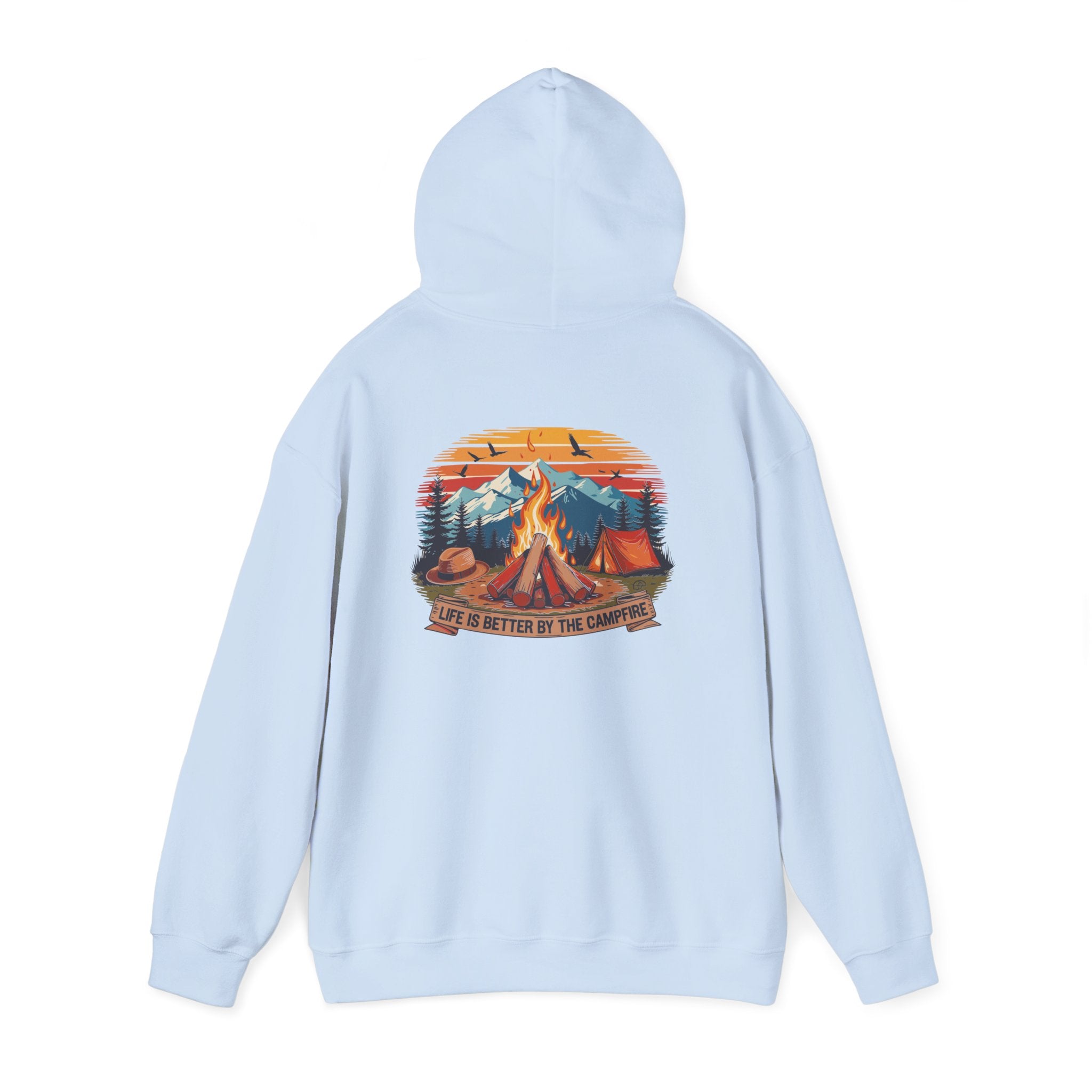 Cozy Camping Sweatshirt - Adventure Awaits Unisex Hoodie, Outdoor Apparel, Camping Gifts, Nature Lover's Clothing, Summer Vibes