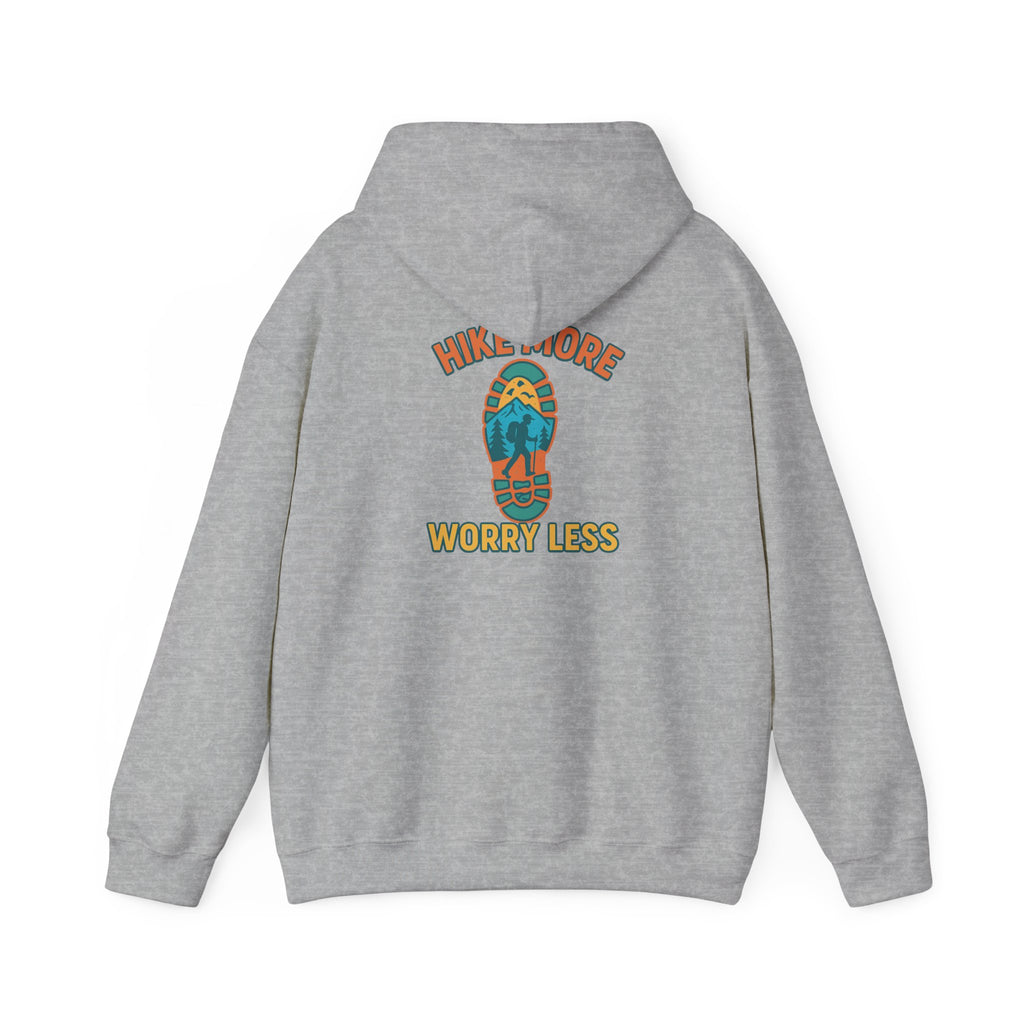 Hike More Worry Less Unisex Heavy Blend™ Hooded Sweatshirt