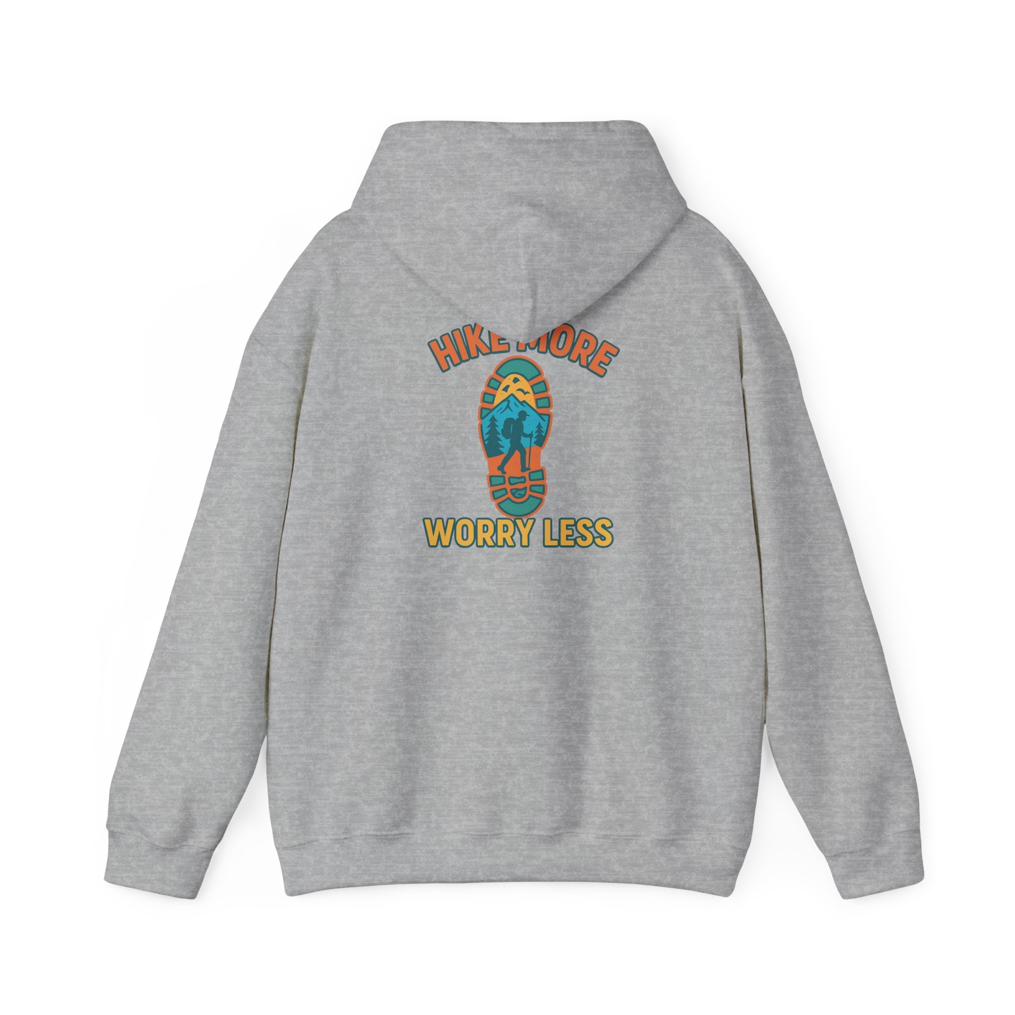 Hike More Worry Less Unisex Heavy Blend™ Hooded Sweatshirt