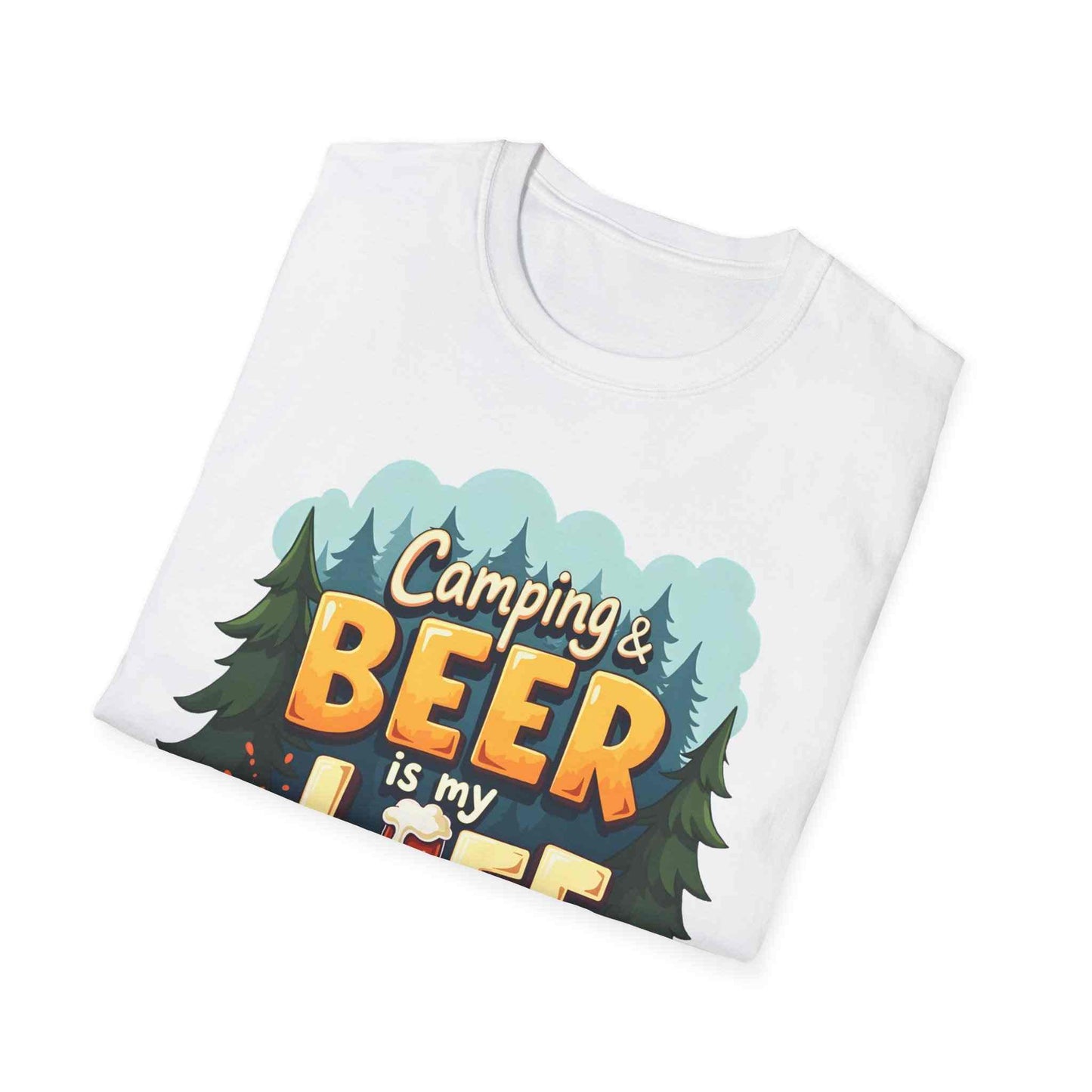 Camping & Beer Is My Life Unisex T-Shirt, Outdoor Adventure Tee, Summer Camping Gift, Beer Lover's Apparel, Funny Gift for Him/Her, [...]