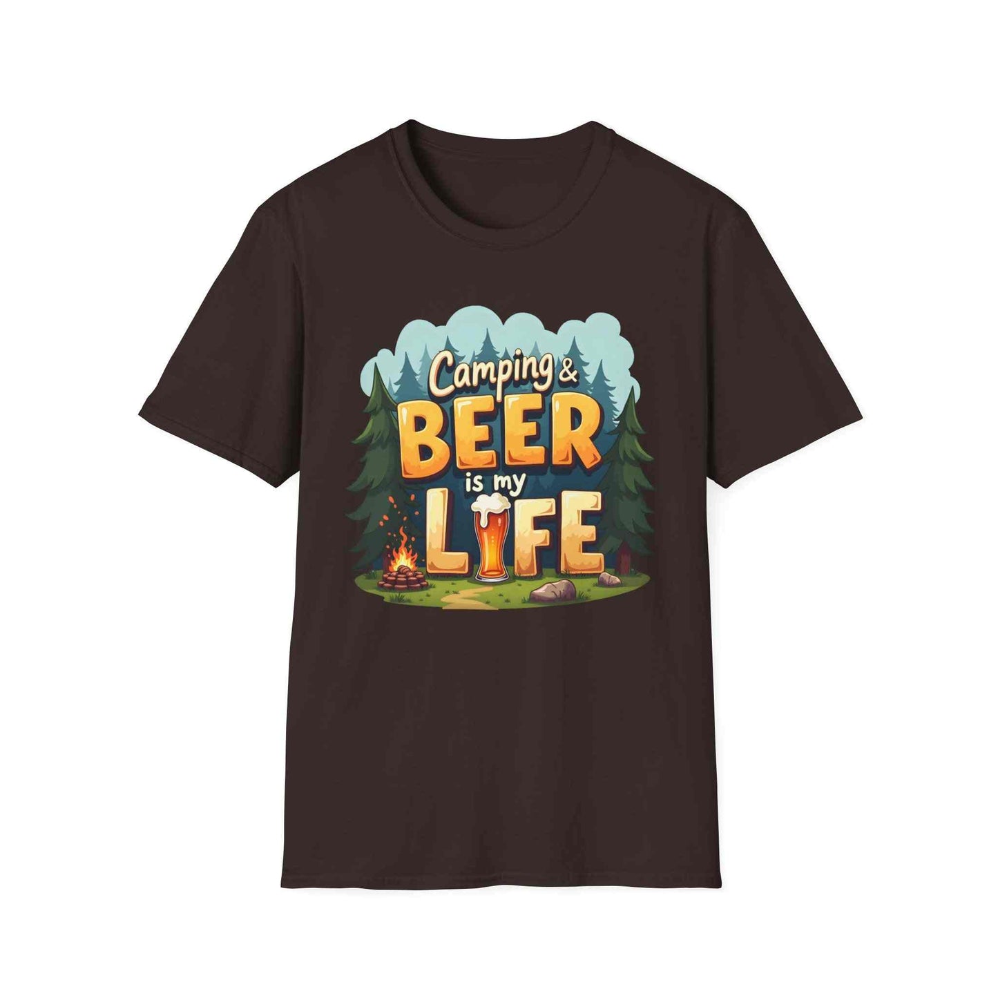 Camping & Beer Is My Life Unisex T-Shirt, Outdoor Adventure Tee, Summer Camping Gift, Beer Lover's Apparel, Funny Gift for Him/Her, [...]