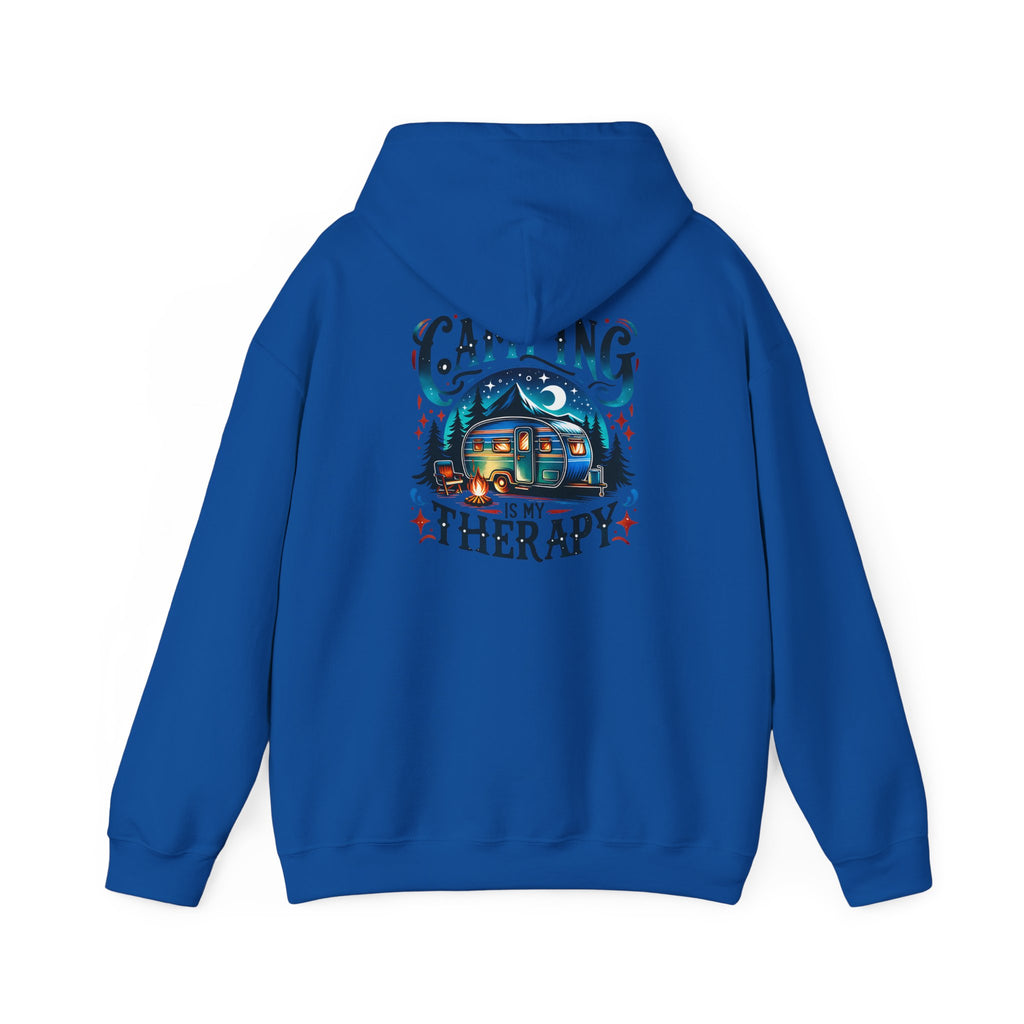 Camping Therapy Sweatshirt | Cozy Hooded Sweatshirt for Nature Lovers, Perfect Gift for Campers, Outdoor Enthusiasts, Summer [...]