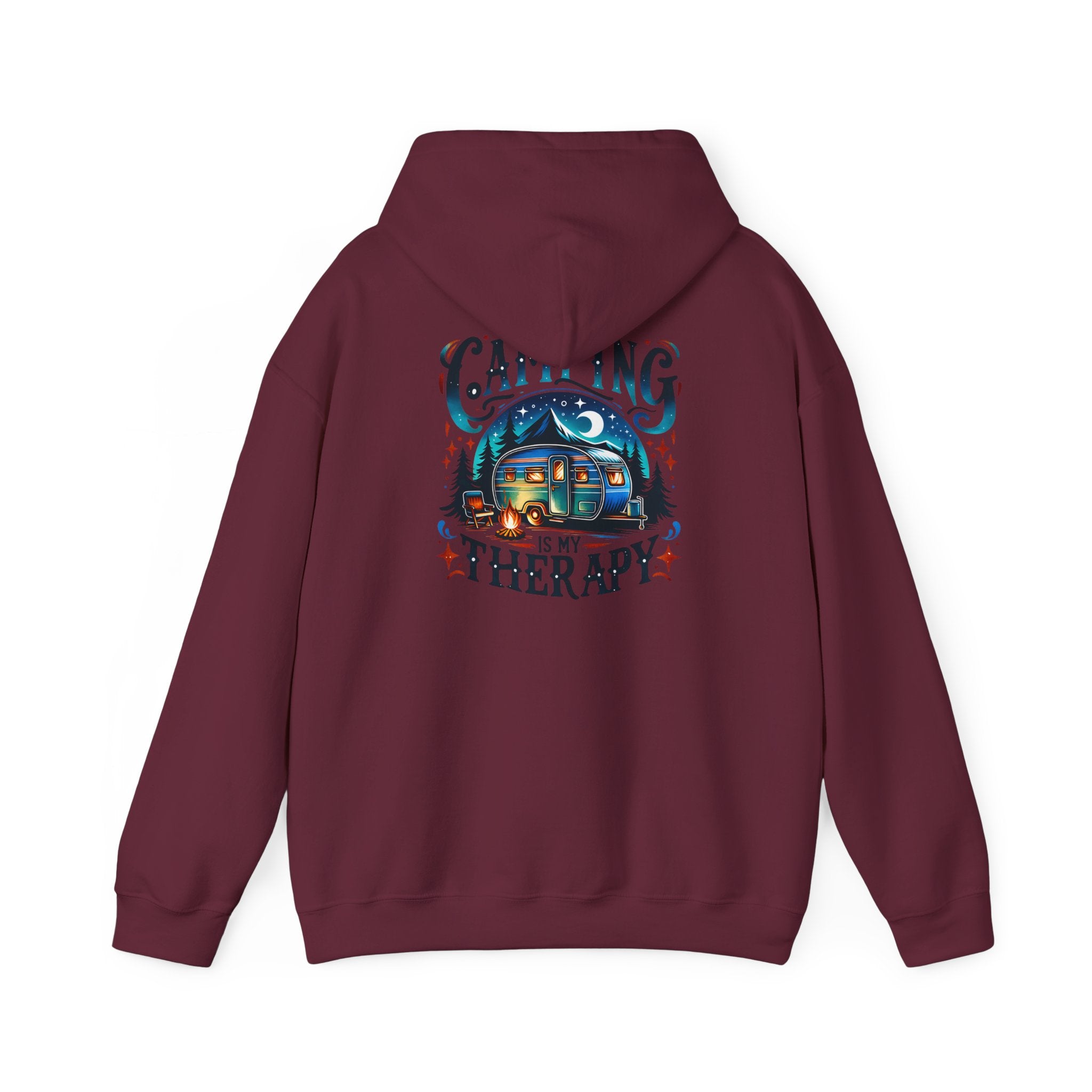 Camping Therapy Sweatshirt | Cozy Hooded Sweatshirt for Nature Lovers, Perfect Gift for Campers, Outdoor Enthusiasts, Summer [...]