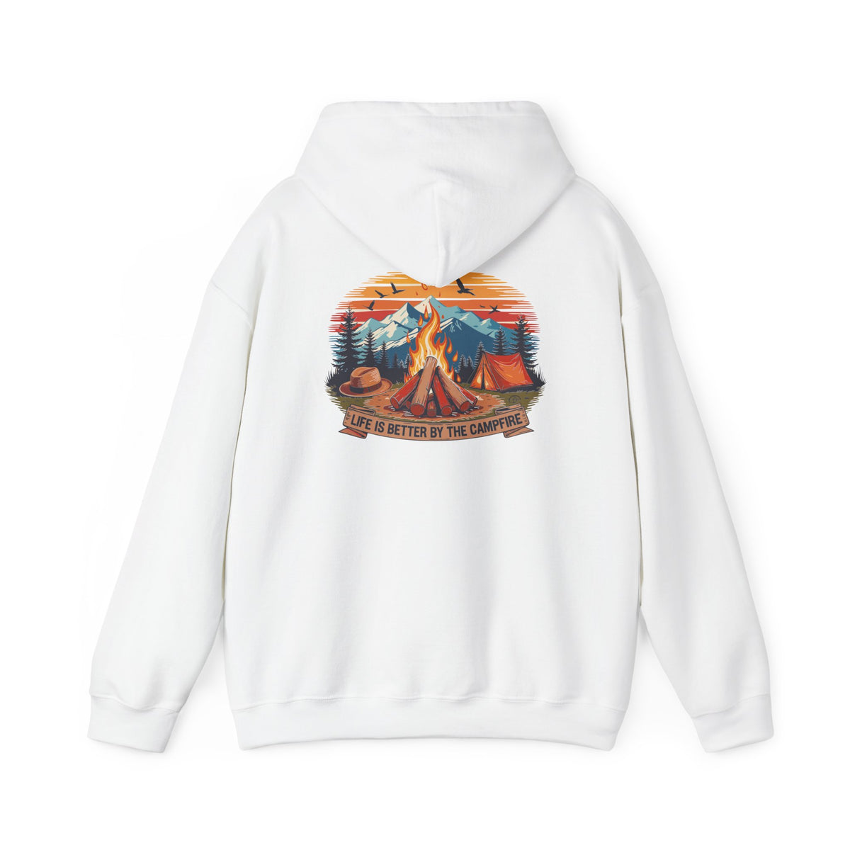 Cozy Camping Sweatshirt - Adventure Awaits Unisex Hoodie, Outdoor Apparel, Camping Gifts, Nature Lover's Clothing, Summer Vibes