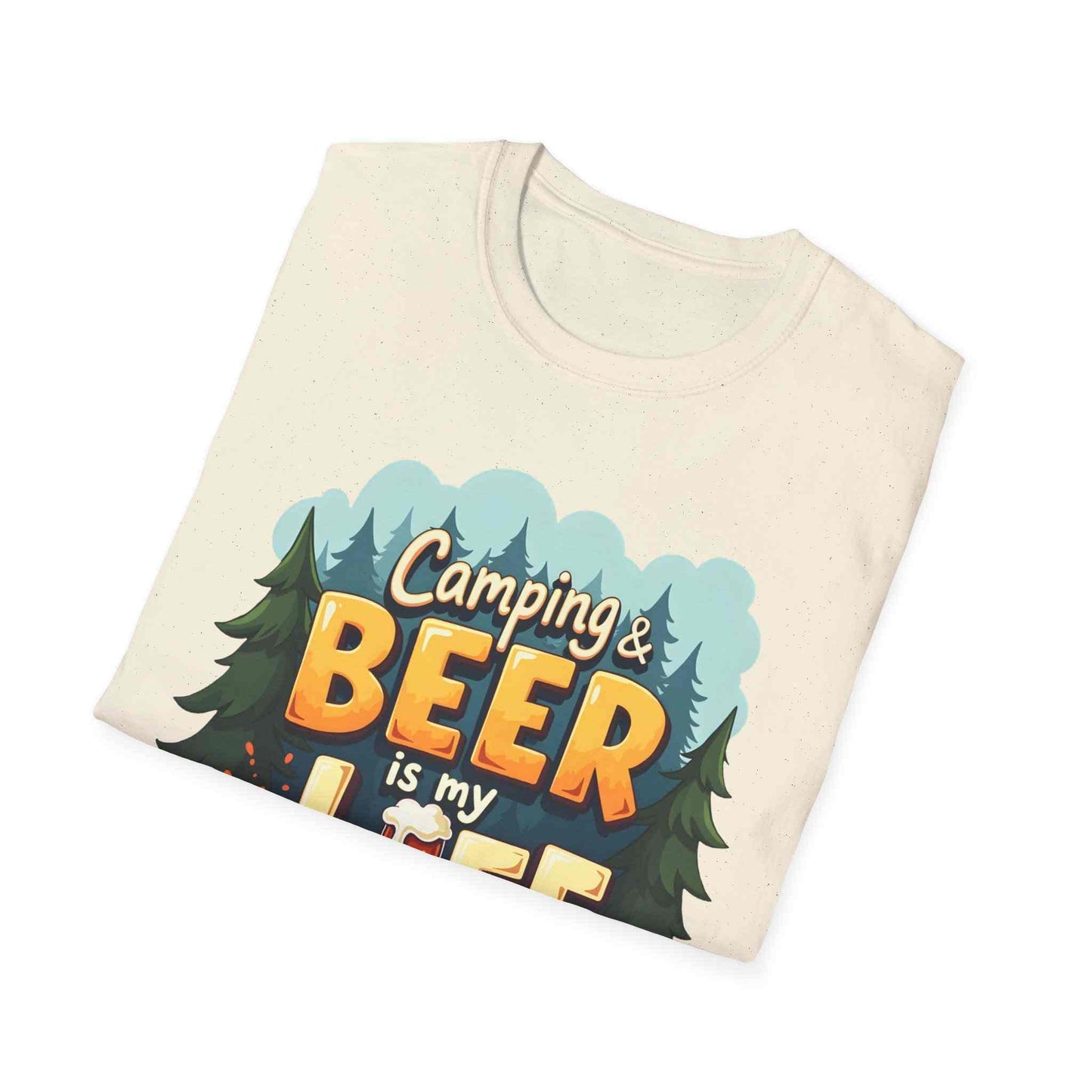 Camping & Beer Is My Life Unisex T-Shirt, Outdoor Adventure Tee, Summer Camping Gift, Beer Lover's Apparel, Funny Gift for Him/Her, [...]