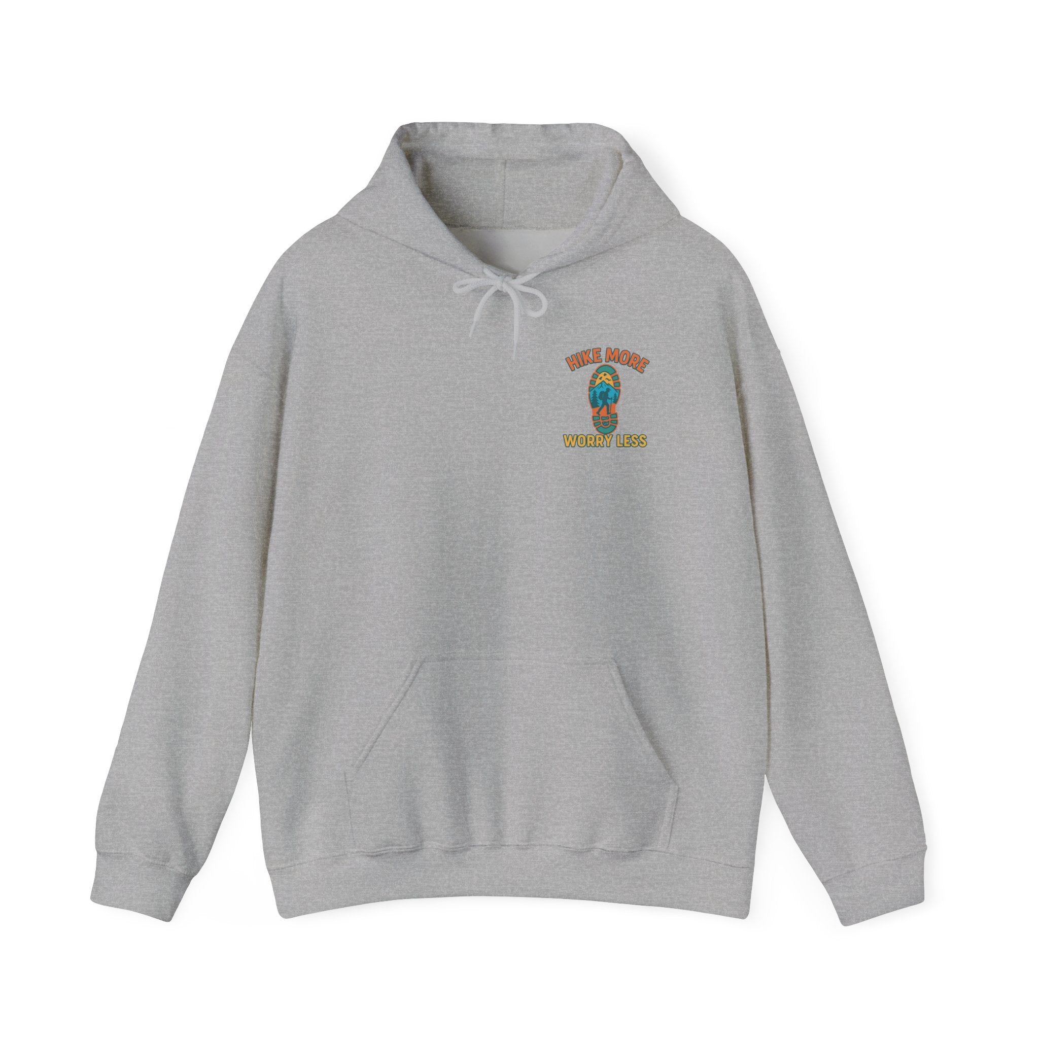 Hike More Worry Less Unisex Heavy Blend™ Hooded Sweatshirt