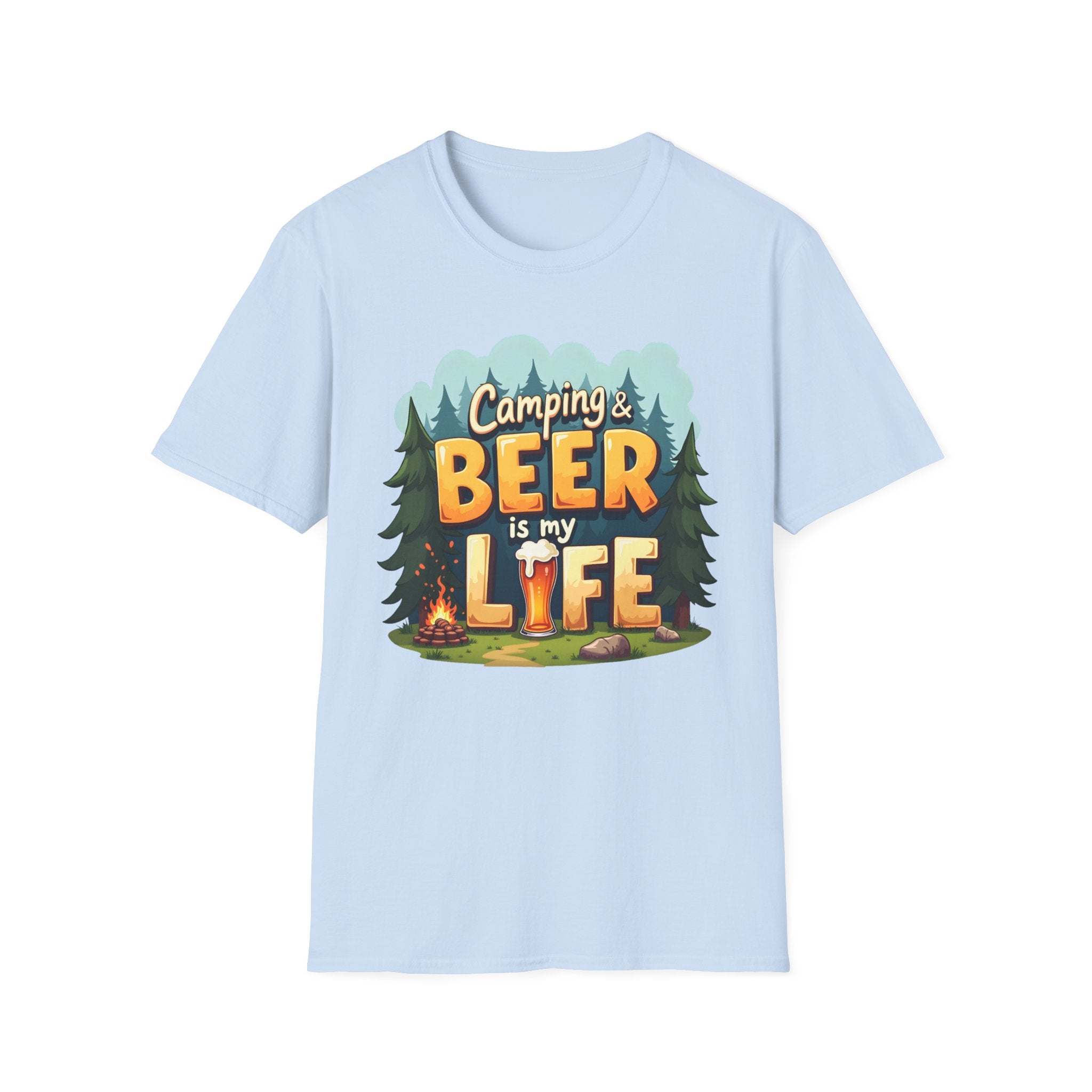 Camping & Beer Is My Life Unisex T-Shirt, Outdoor Adventure Tee, Summer Camping Gift, Beer Lover's Apparel, Funny Gift for Him/Her, [...]