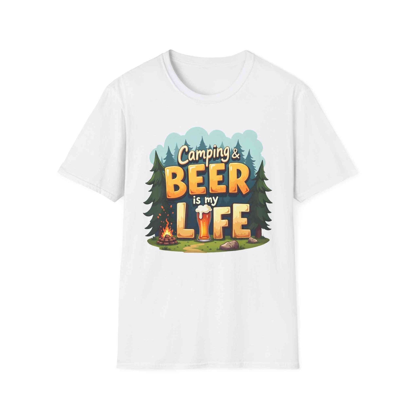 Camping & Beer Is My Life Unisex T-Shirt, Outdoor Adventure Tee, Summer Camping Gift, Beer Lover's Apparel, Funny Gift for Him/Her, [...]