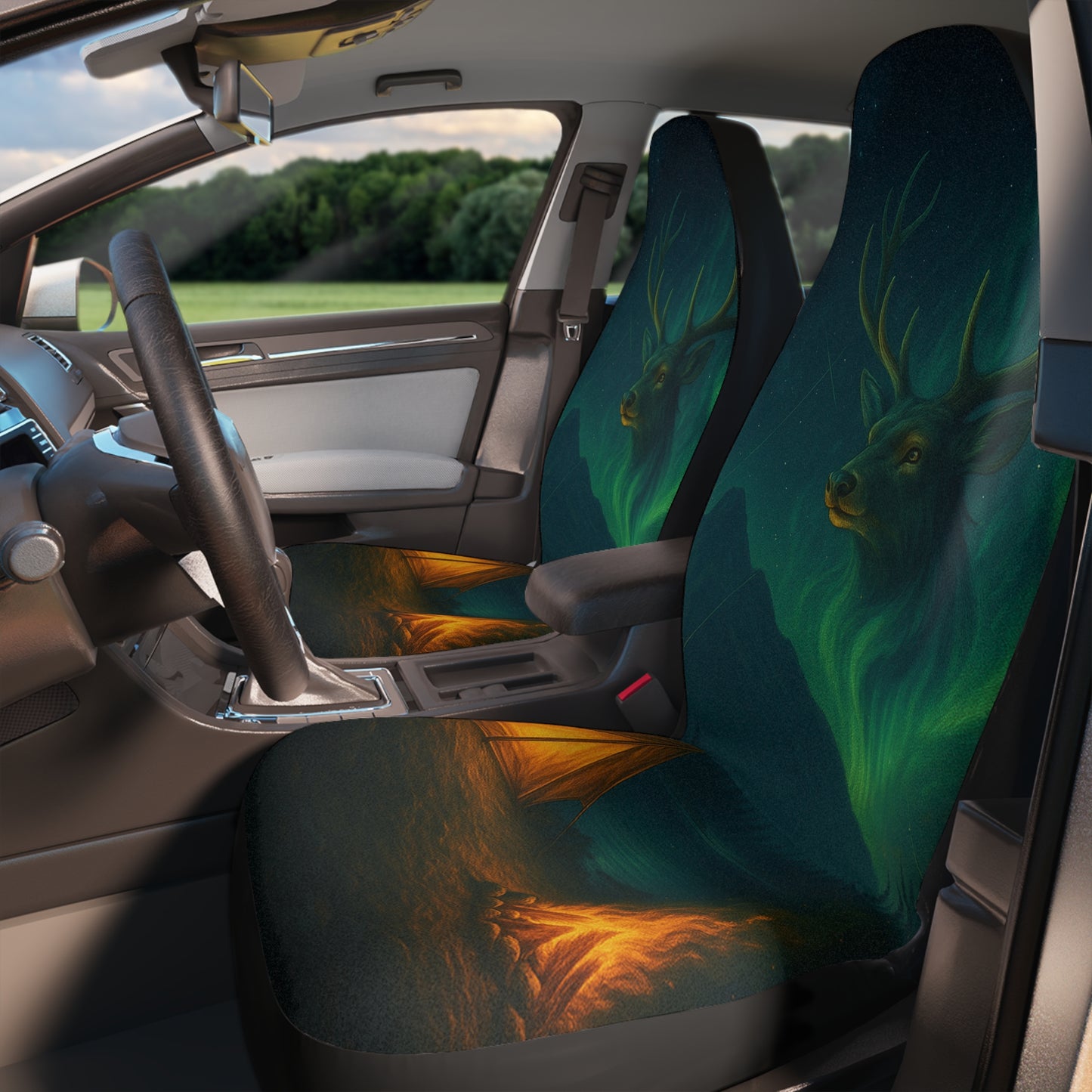 Mystical Forest Car Seat Covers - Nature Decor, Wildlife Car Accessories, Unique Gift for Nature Lovers, Camping Car Decor, Bohemian [...]