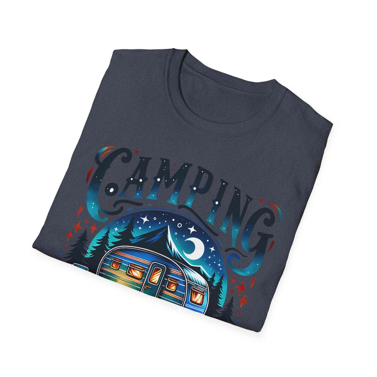 Camping Therapy Unisex T-Shirt - Perfect Gift for Outdoor Enthusiasts, Nature Lovers, Camping Adventures, Hiking Trip, Summer Vibes