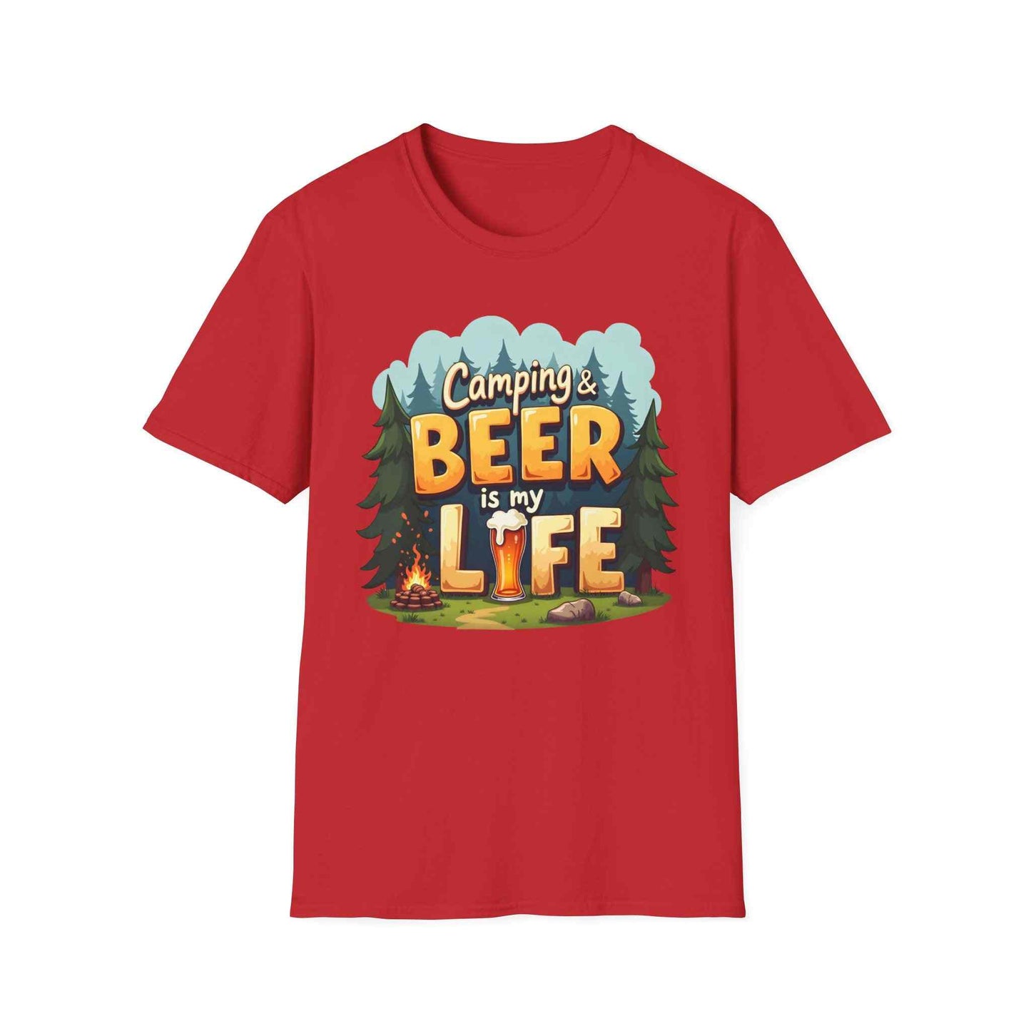 Camping & Beer Is My Life Unisex T-Shirt, Outdoor Adventure Tee, Summer Camping Gift, Beer Lover's Apparel, Funny Gift for Him/Her, [...]