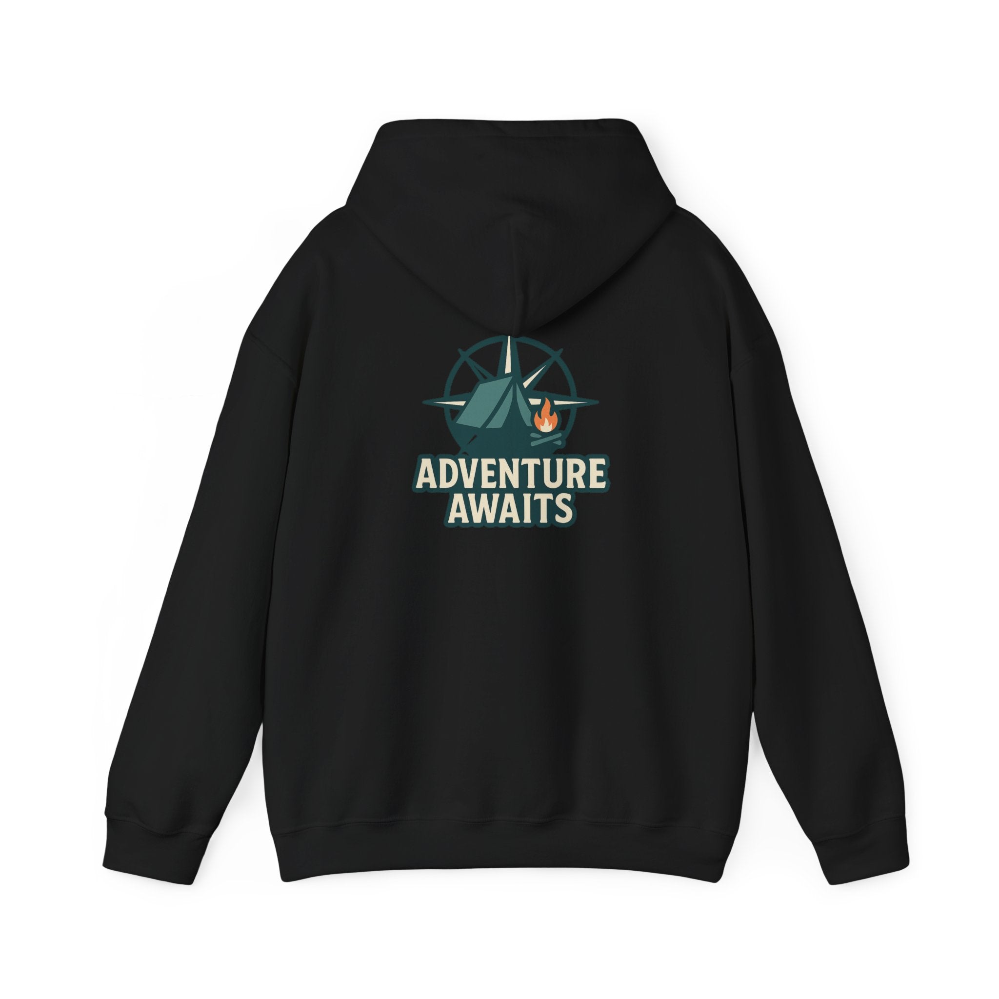 Adventure Awaits Unisex Hoodie - Cozy Outdoor Sweatshirt, Camping Apparel, Gift for Adventure Lovers, Travel Hoodie, Casual Wear