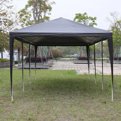 10x30 FT Outdoor Party Canopy Tent with 8 Removable Sidewalls, Waterproof Canopy Patio Wedding Gazebo, Black Party Canopy - Wild Gear Fusion