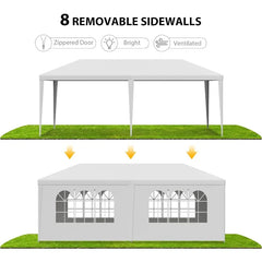 10 X 20 Outdoor Wedding Party Tent Camping Shelter Gazebo Canopy with Removable Sidewalls Easy Set Gazebo BBQ - Wild Gear Fusion