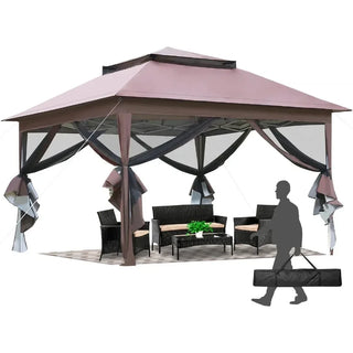 10'x10' Pop Up Gazebo Outdoor Canopy Gazebo Patio Canopy Gazebo...